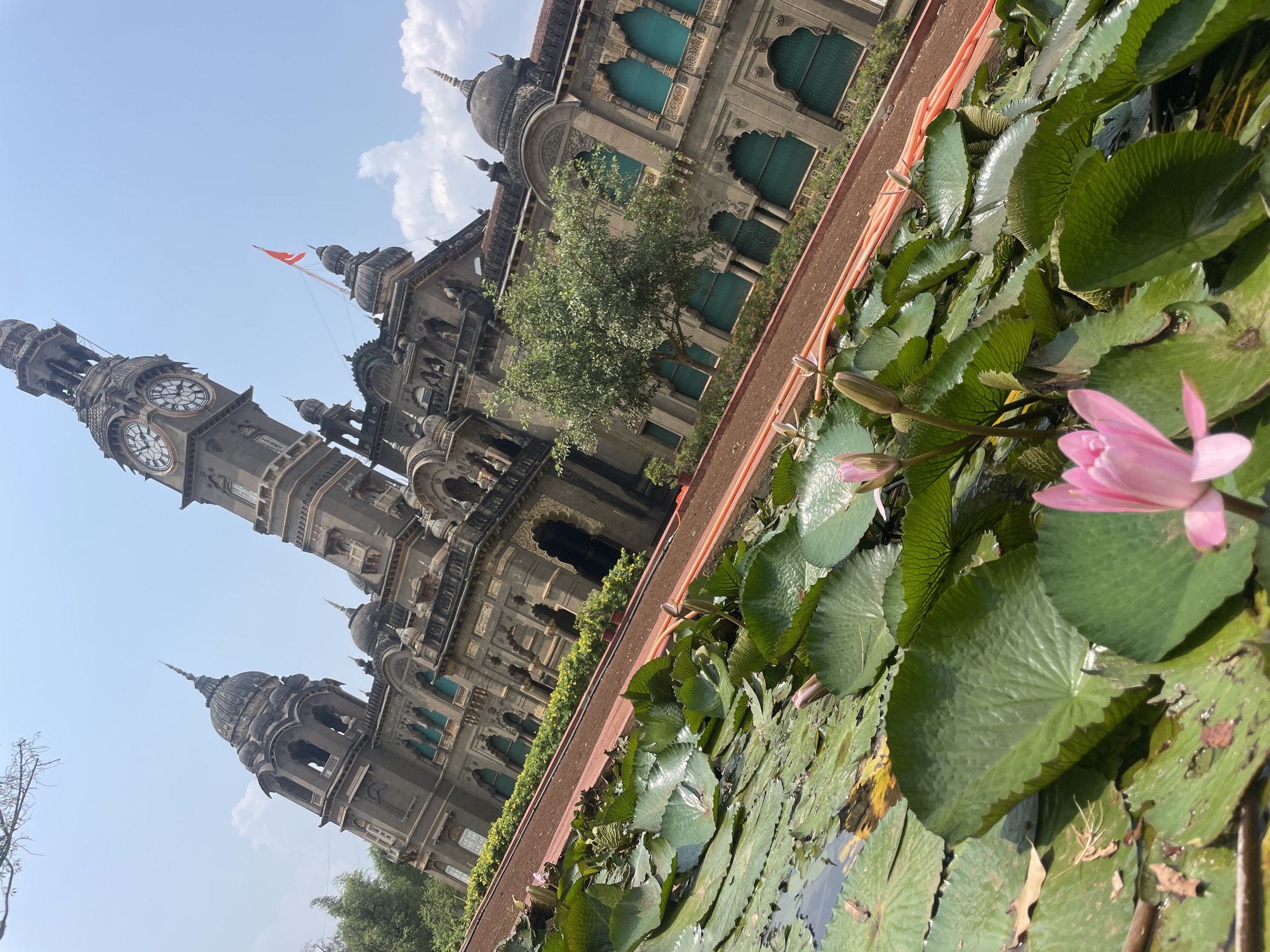 Historic palace complex documented in morning tour of Kolhapur