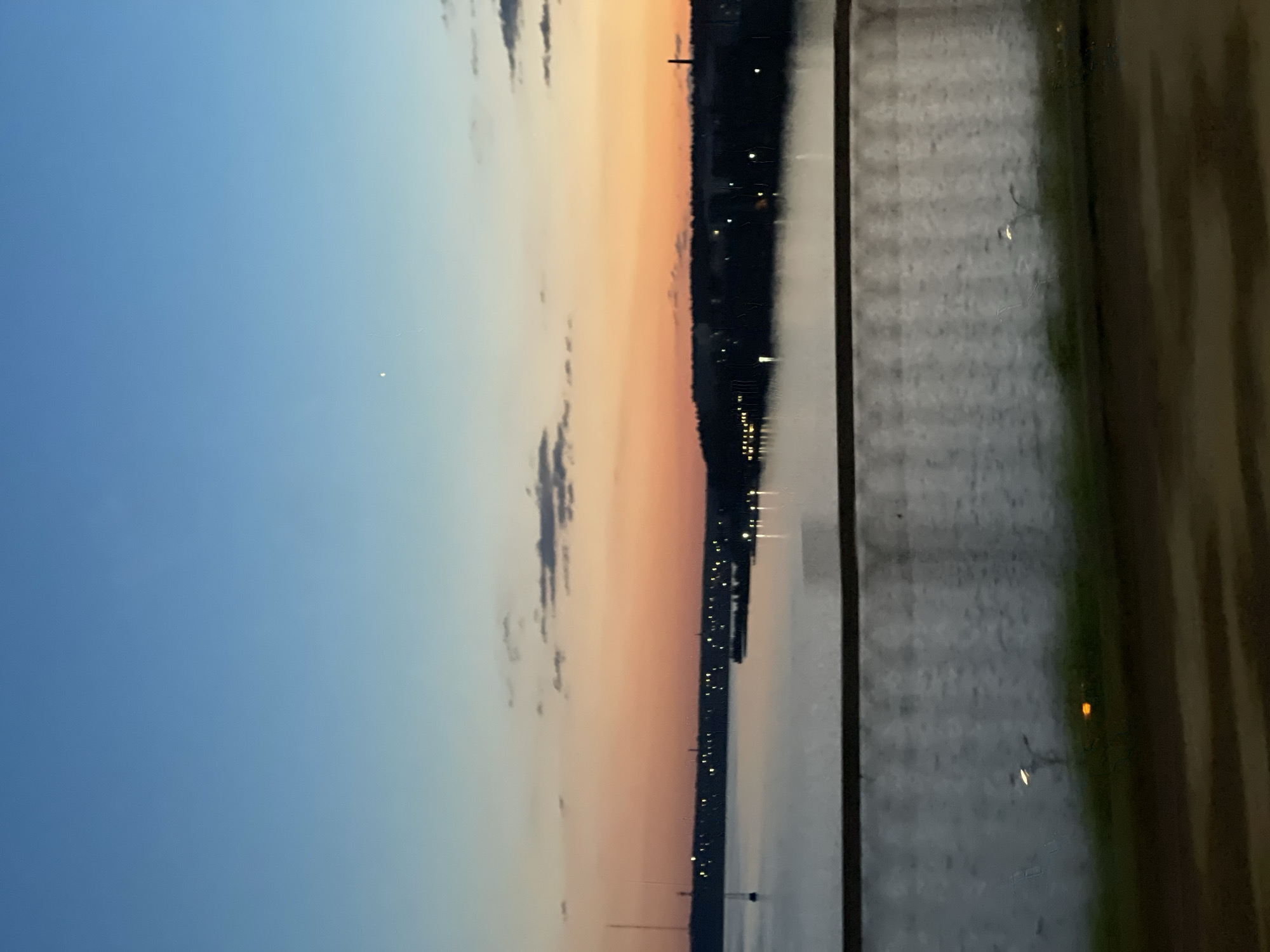 Track meet, city skyline, and a night out at Surf Coffee