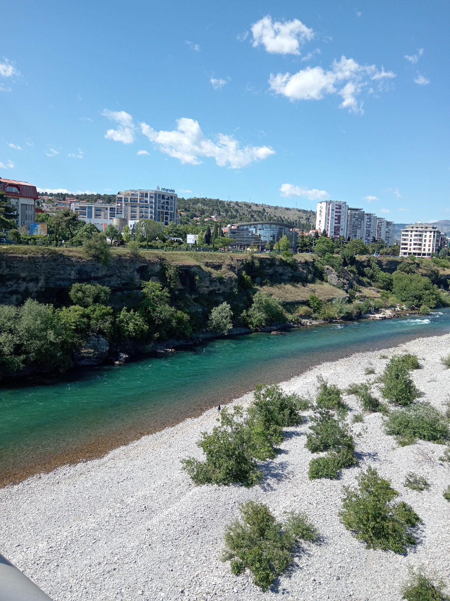 Witness documents casual walking tour through Podgorica, Montenegro