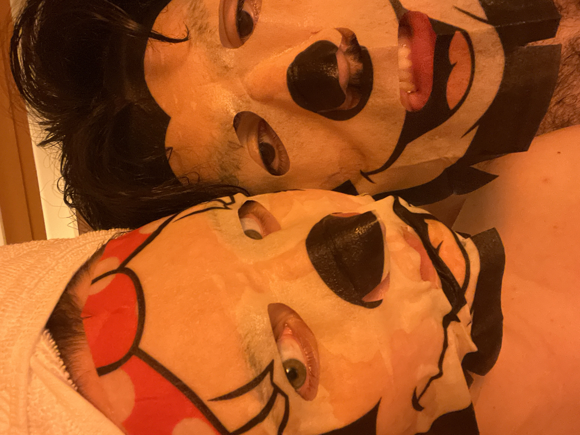Tel Aviv residents spotted wearing cartoon face masks during social media challenge