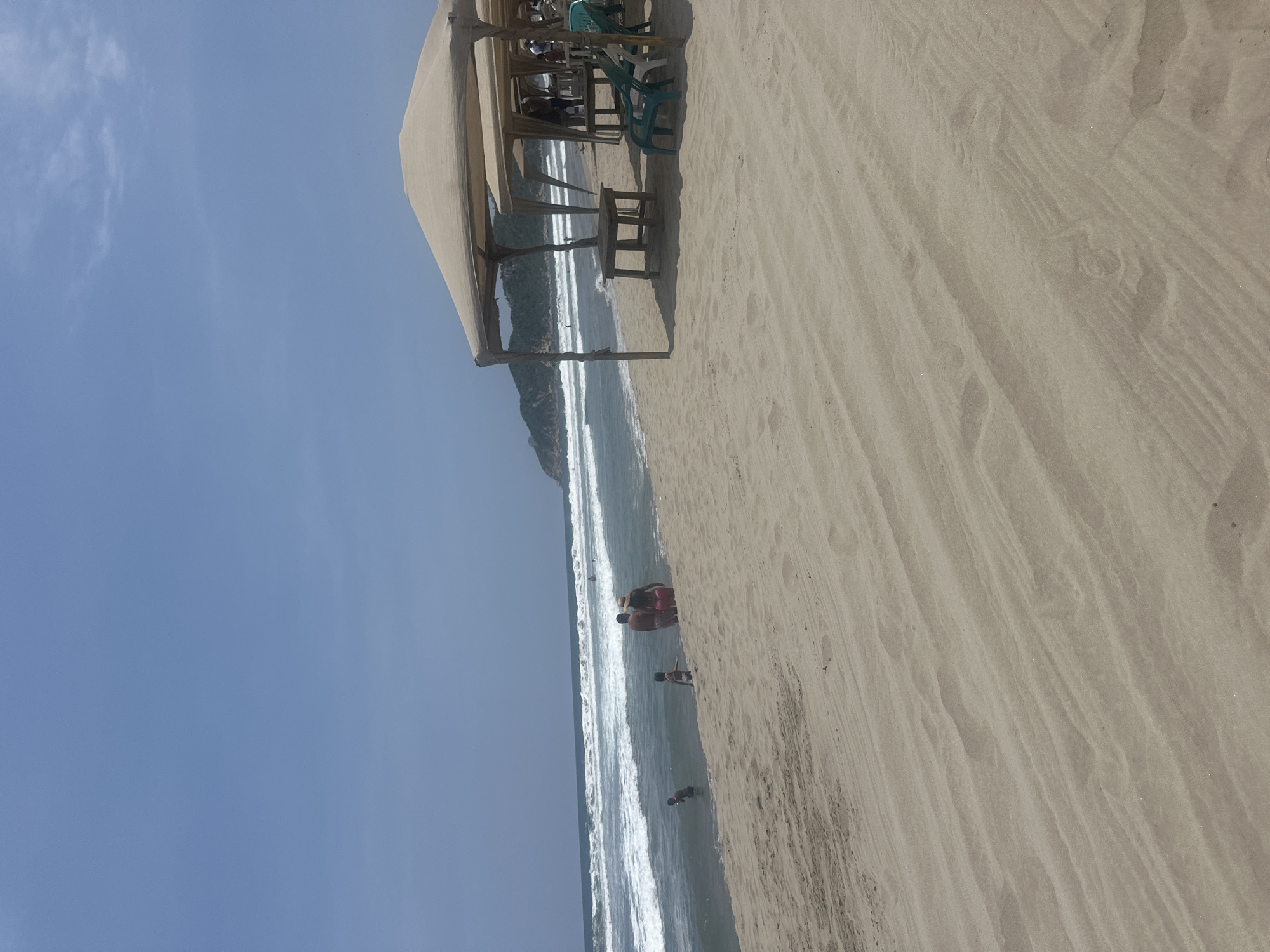 Tourist documents typical beach day activities in Acapulco