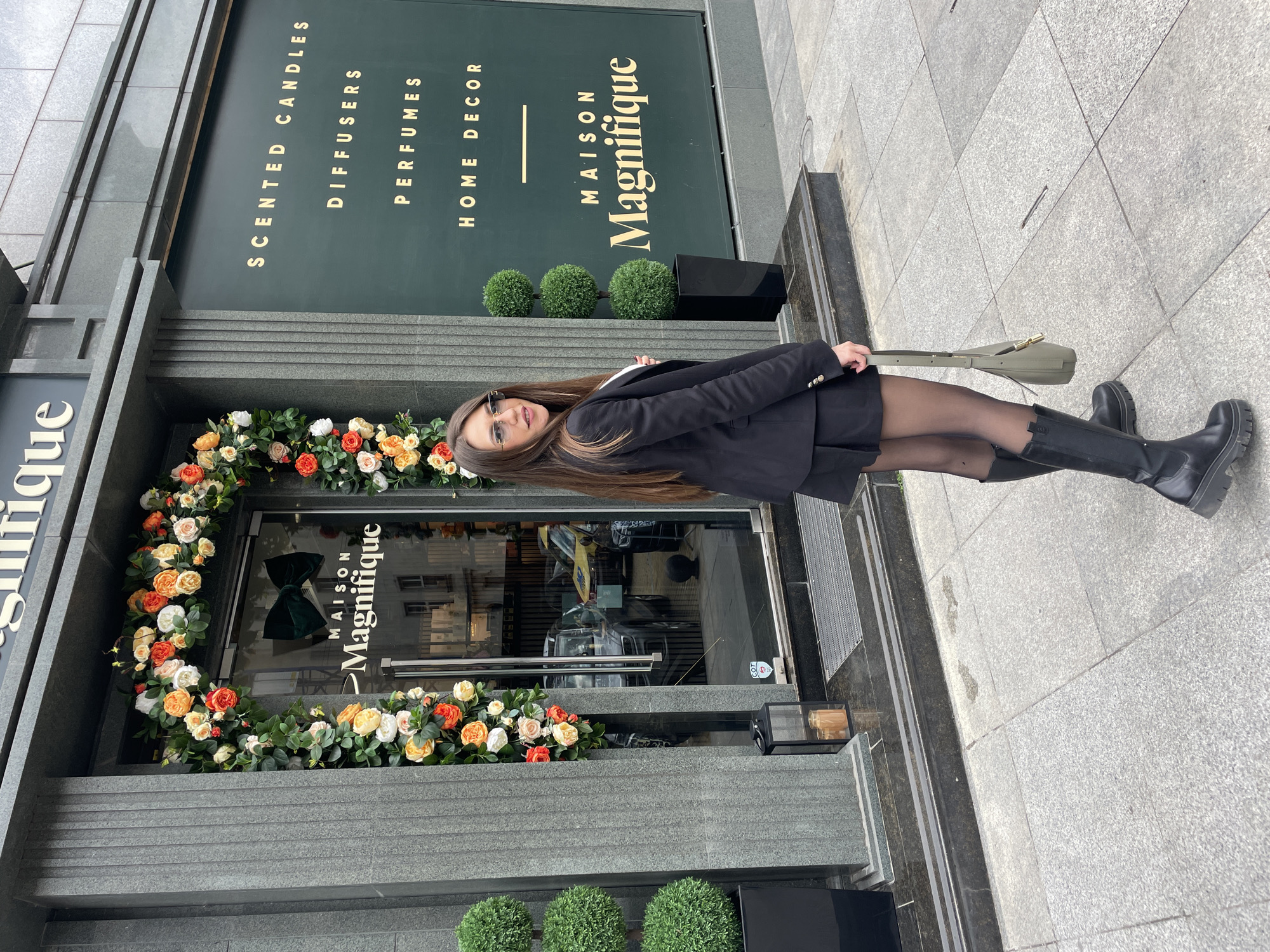 Morning documentation captures retail visit and motivational quotes in Sofia