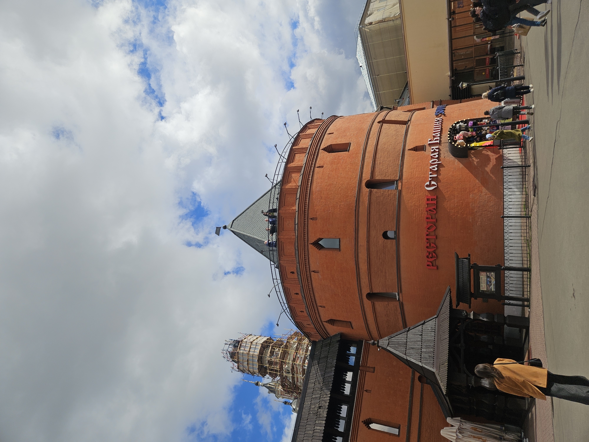 Tourists explore Moscow's Kremlin Izmailovo cultural complex