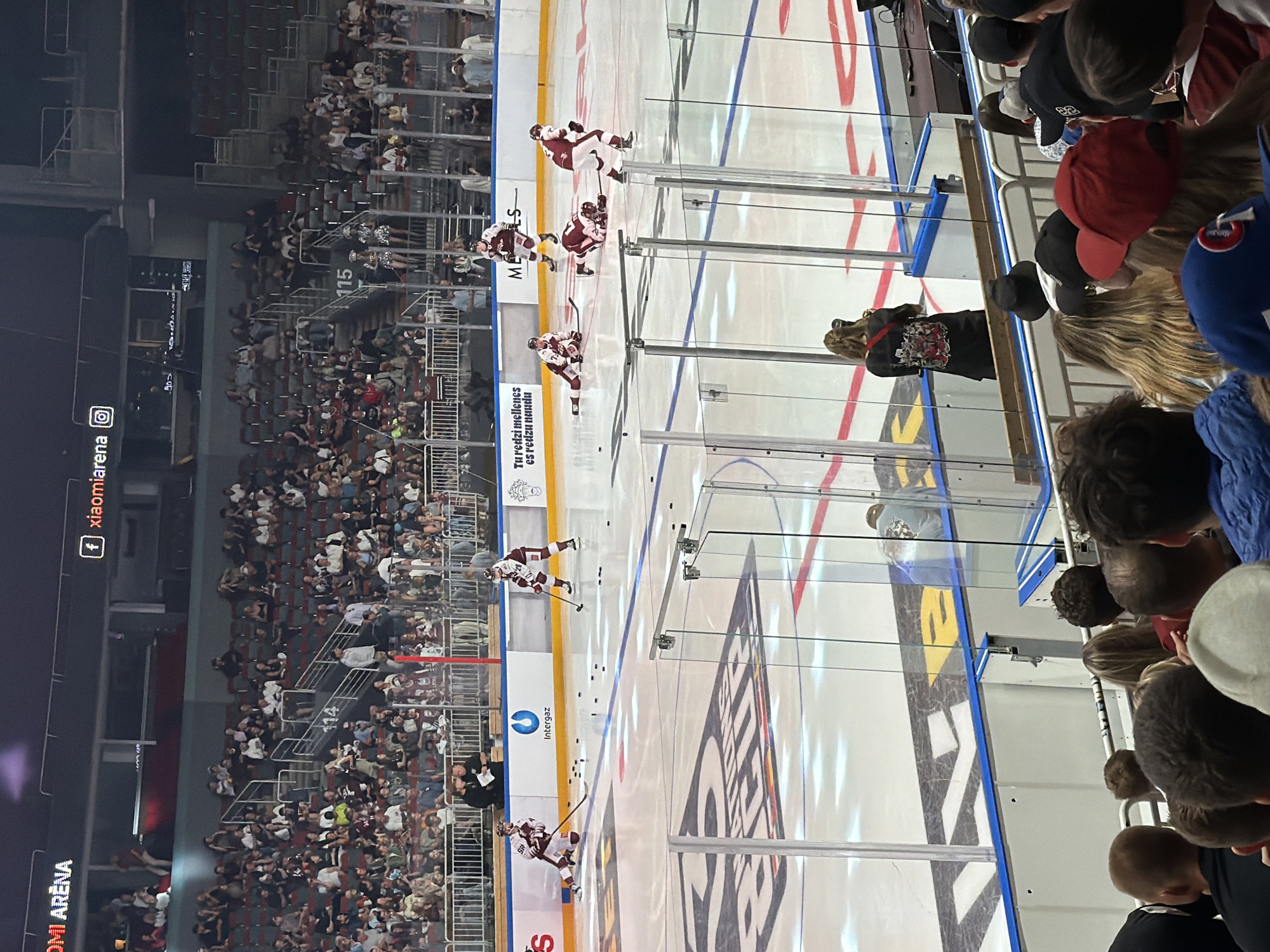 Nations Cup hockey at Arena Riga, multiple games and crowd moments
