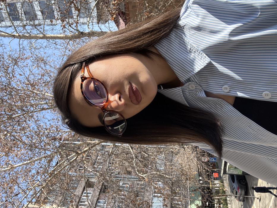 Woman documented in multiple locations across Yerevan morning hours