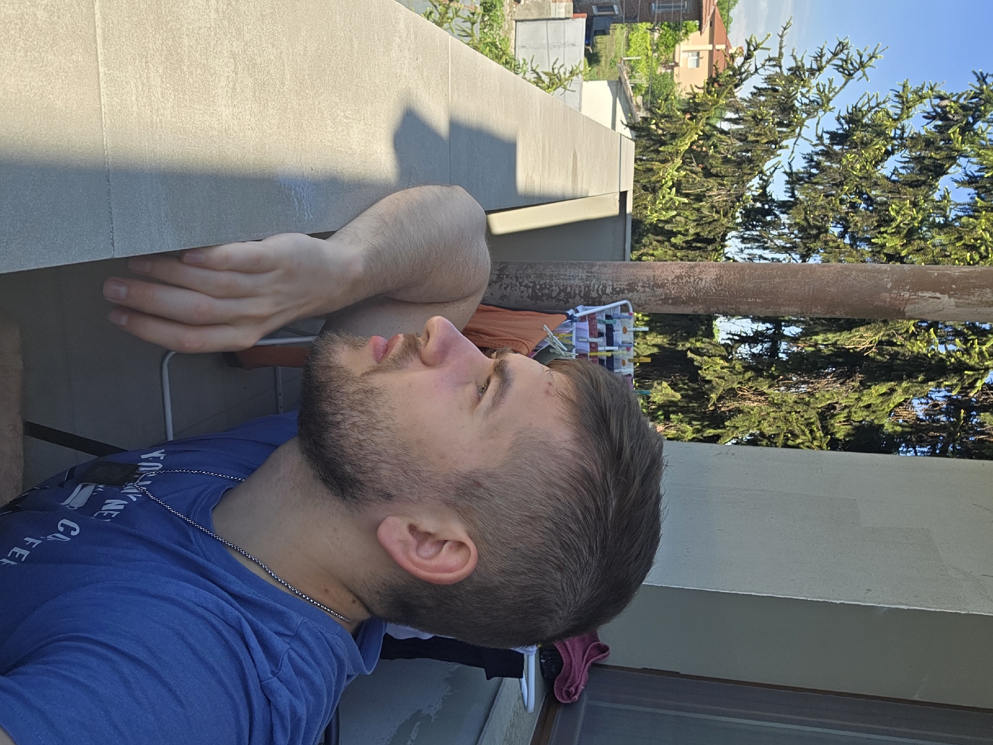 Man documents quiet morning routine in Bulgarian village