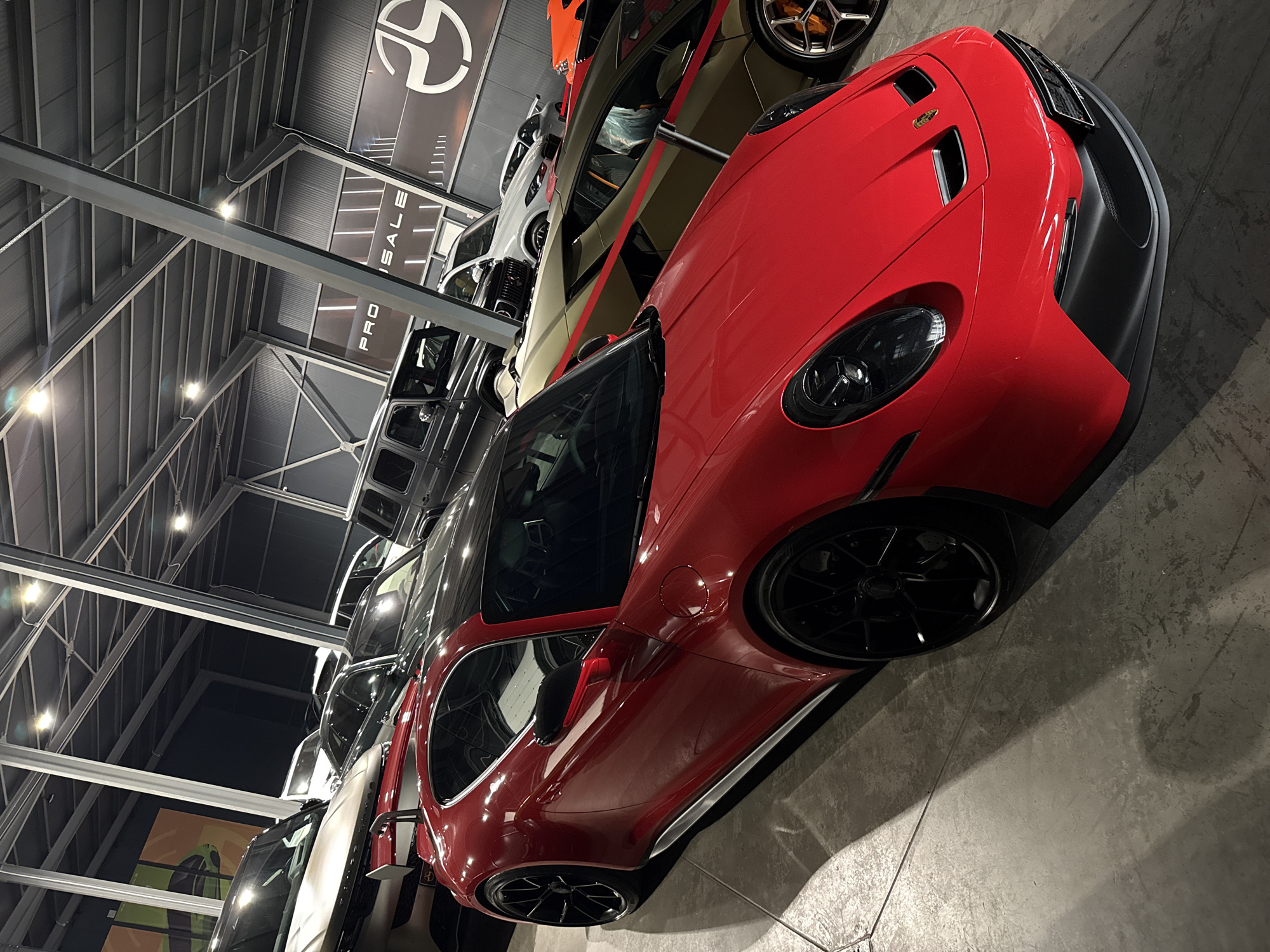 Exotic car collection fills a Plovdiv showroom or private garage