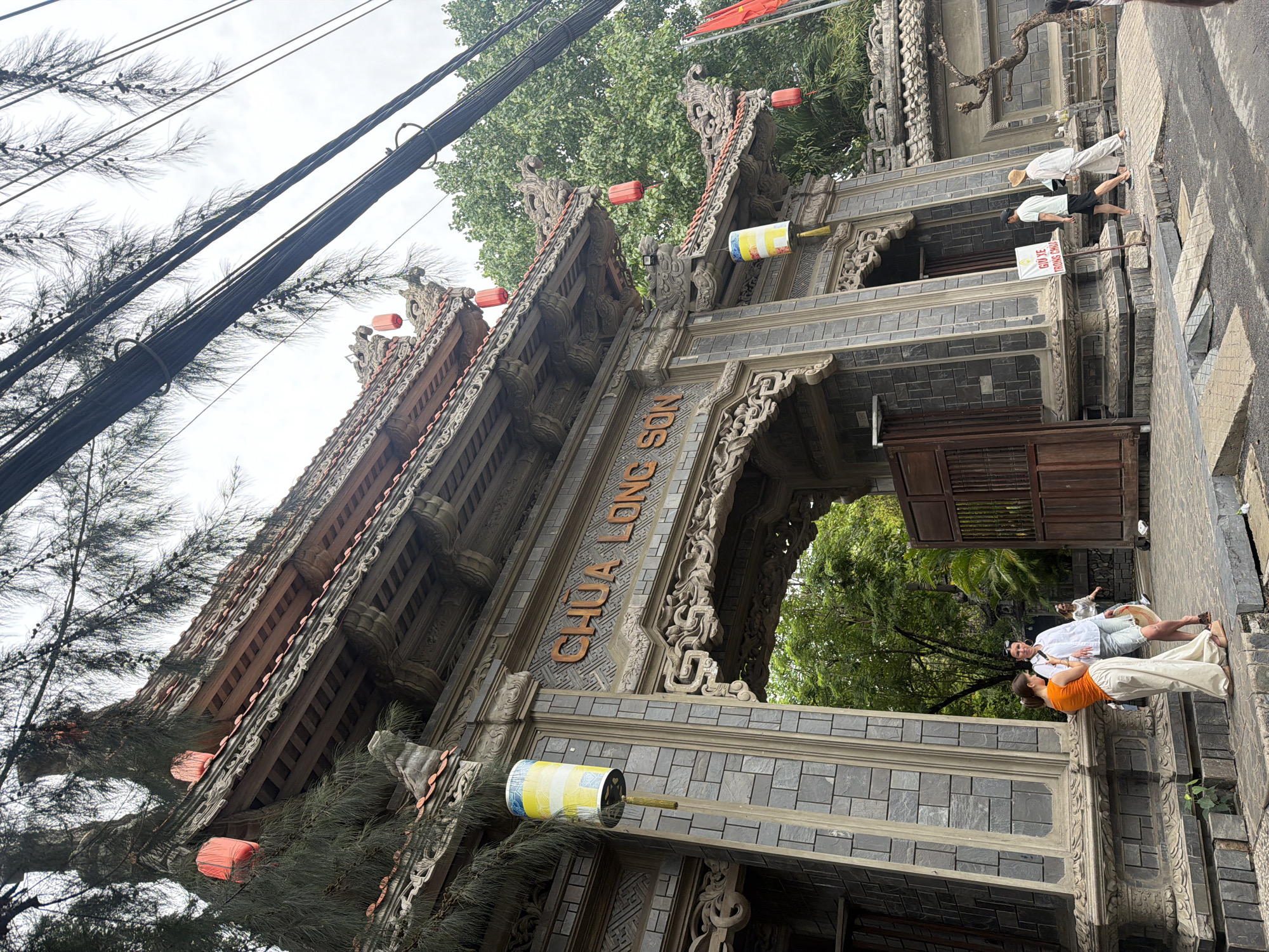 Early morning documentation of Long Son Pagoda temple complex