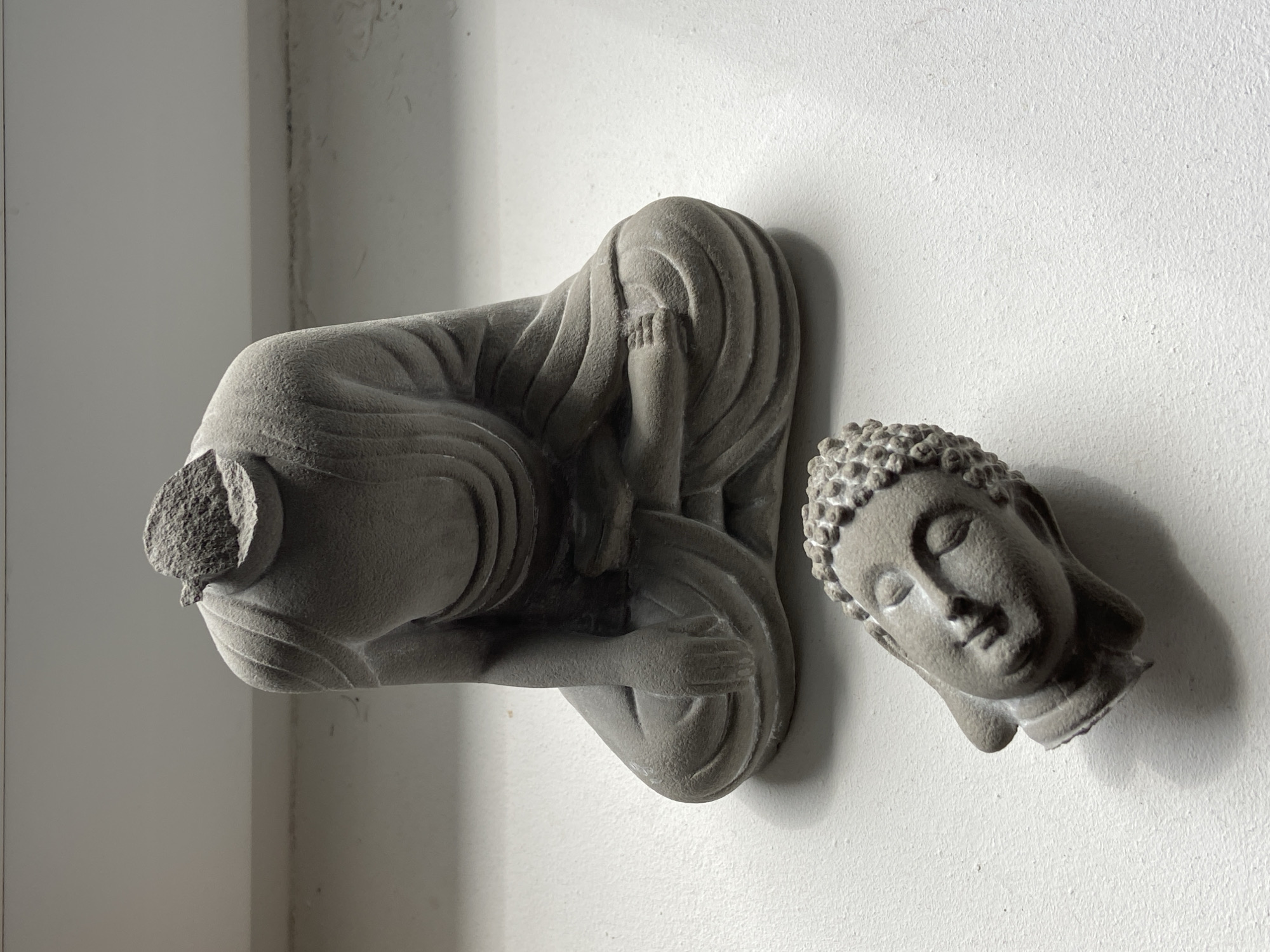 Morning tea ritual documented alongside art in Tyumen home