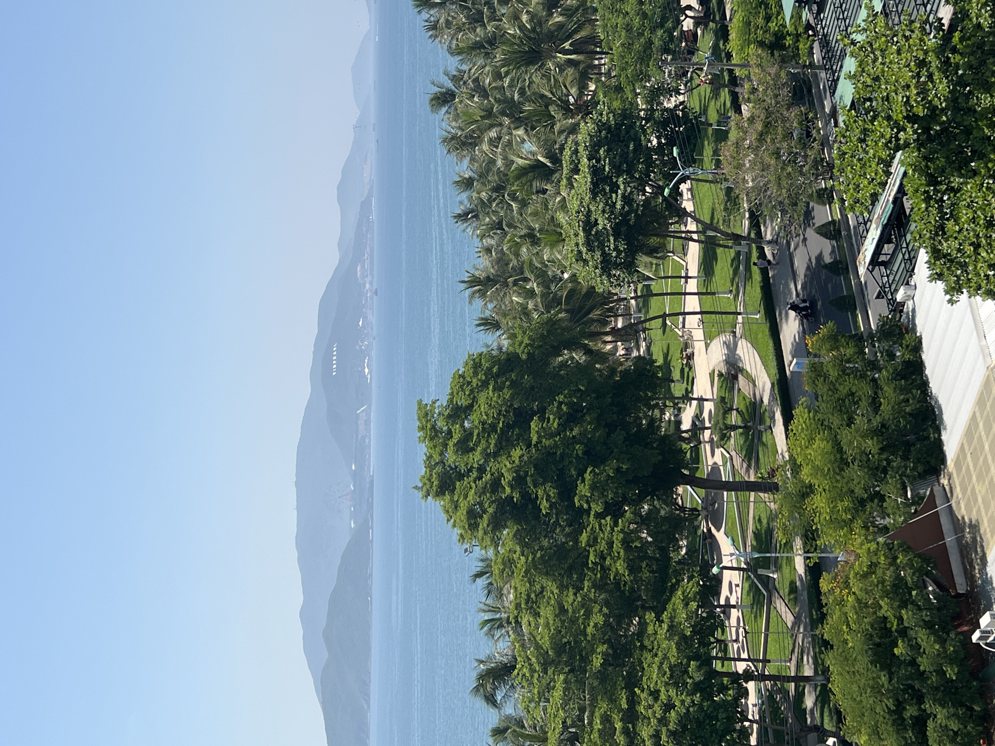 Sunny day views across Nha Trang's coastline and city streets