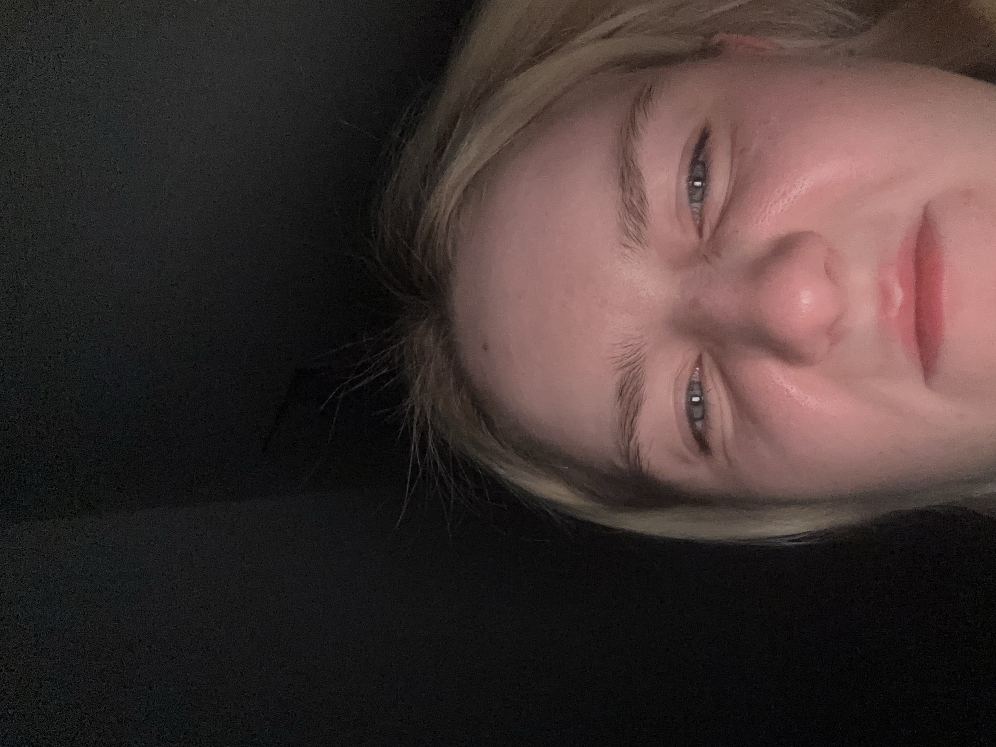 Portrait captured of blonde individual in Russia