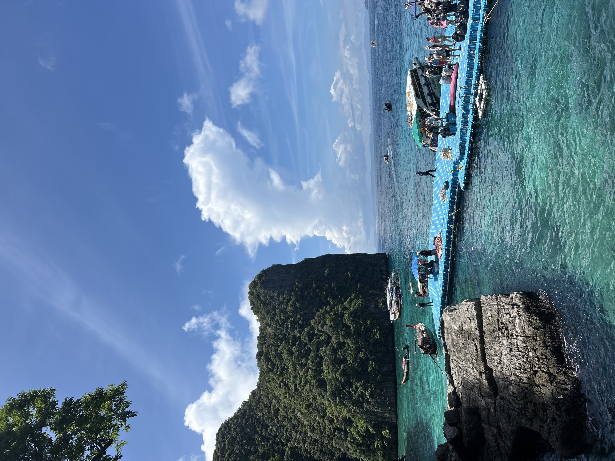 Exploring Maya Bay's cliffs, trails, and shallow waters in Ao Nang