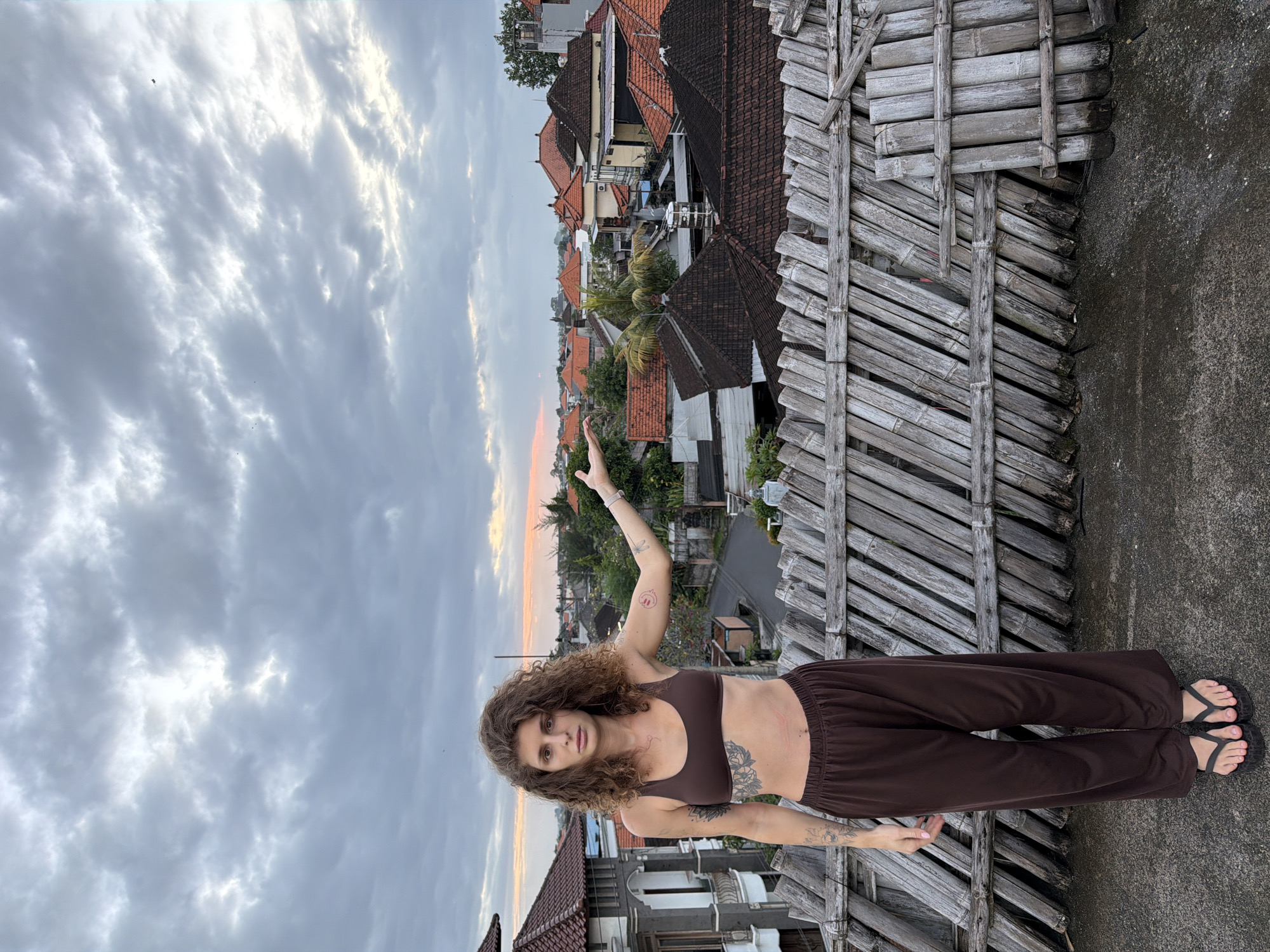 Rooftop photoshoot captured in North Kuta, Indonesia morning session