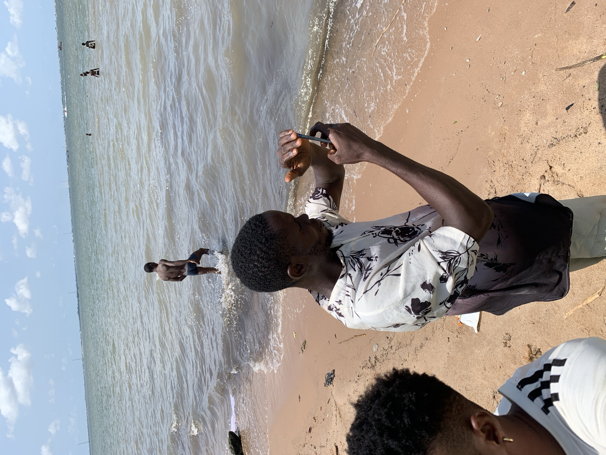 Beachgoers enjoy morning activities along Lagos-Lekki coastline