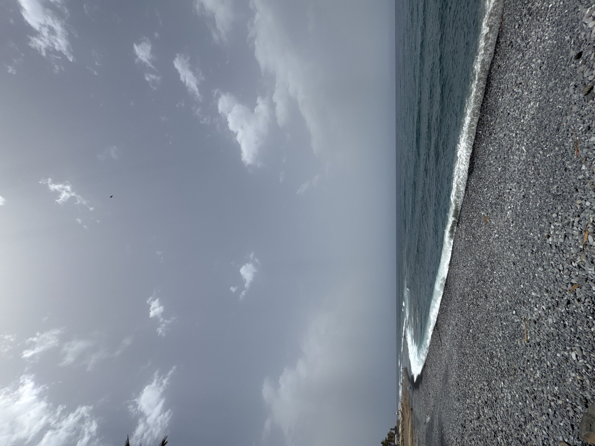 Cloudy morning on Tenerife's south coast beaches and promenades