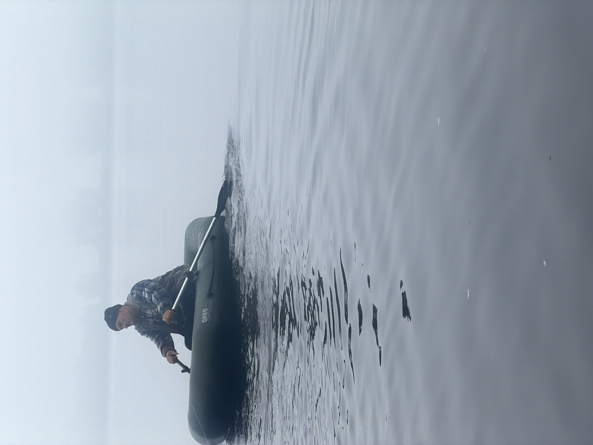 Early morning fishing expedition yields catches in Noviy, Russia