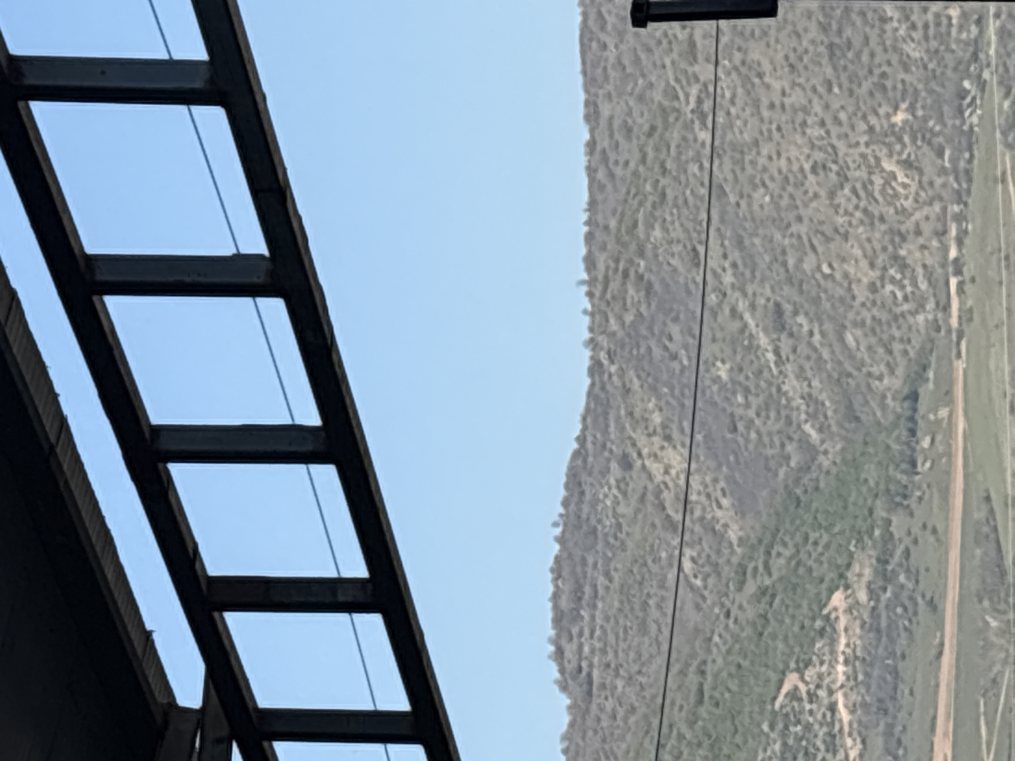 Metal structure view documented in Bulgaria's Struma region
