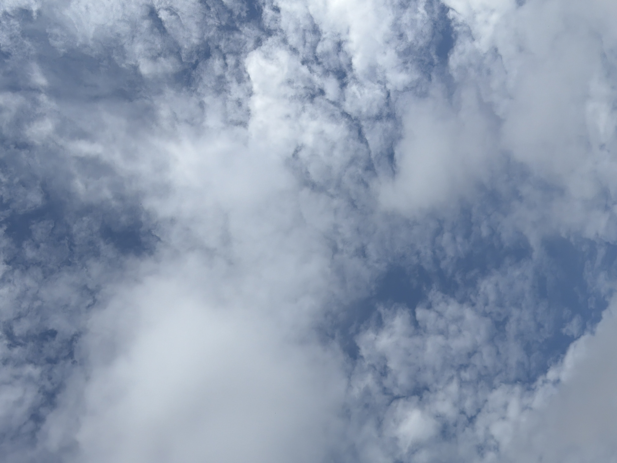 Mixed clouds observed over Stara Zagora, Bulgaria morning sky