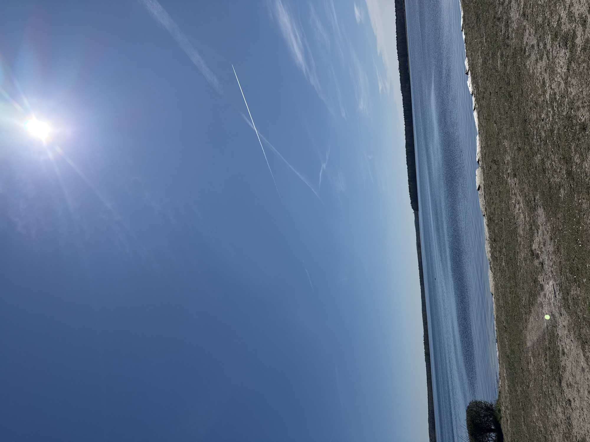 Peaceful morning documented at Lake Senftenberg, Germany