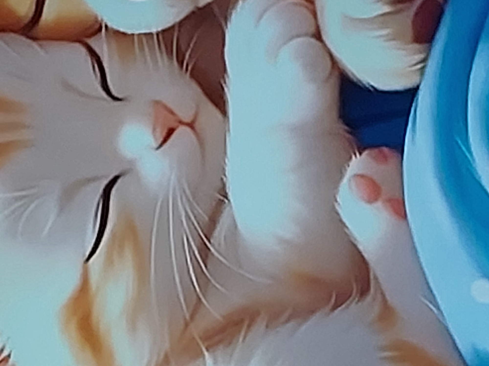 Family moments captured with child, woman, cat in Russian home