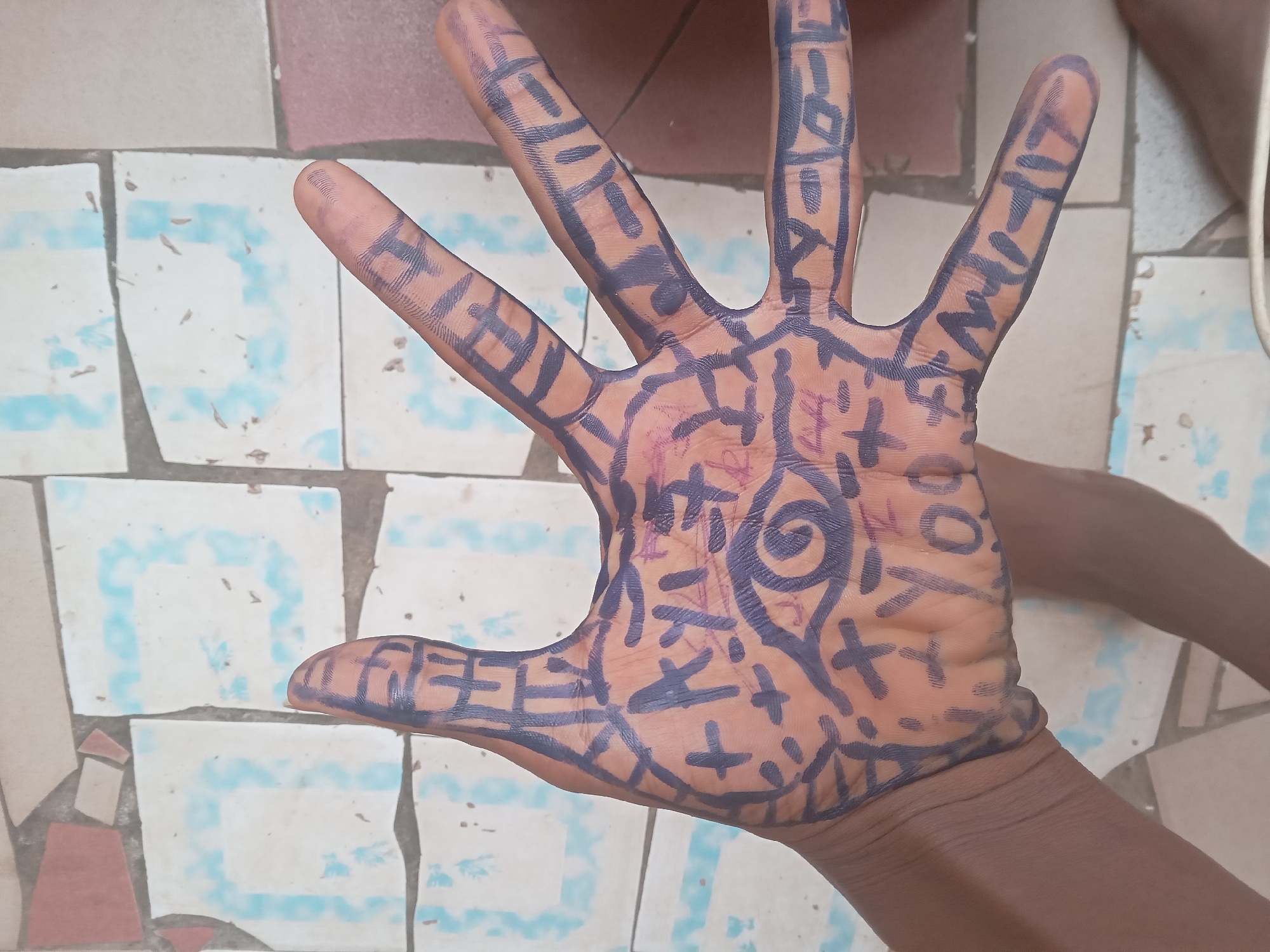 Young person's casual morning documented through selfies in Onitsha shop