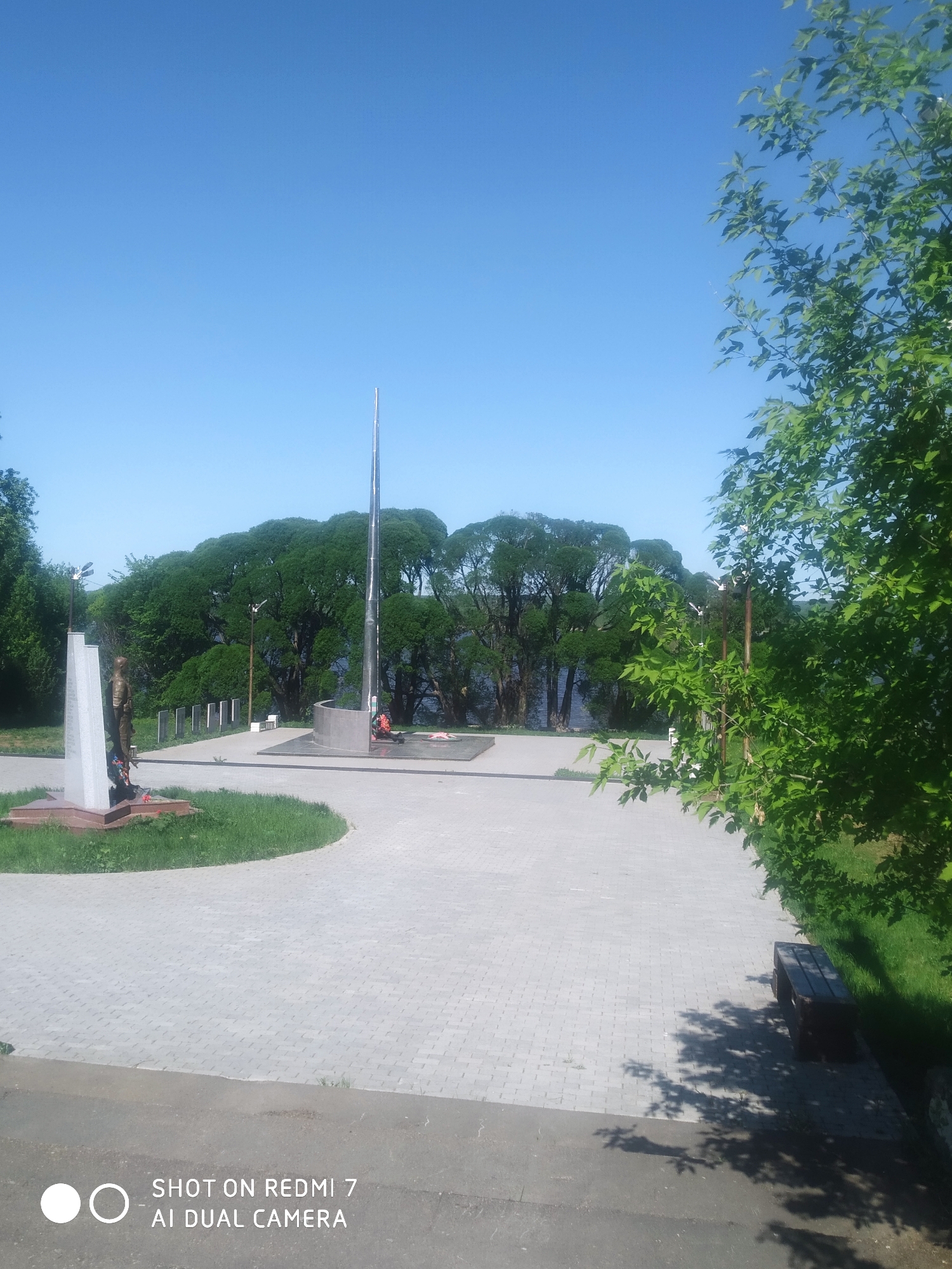 Walking tour of Ochansk memorials and architecture documented