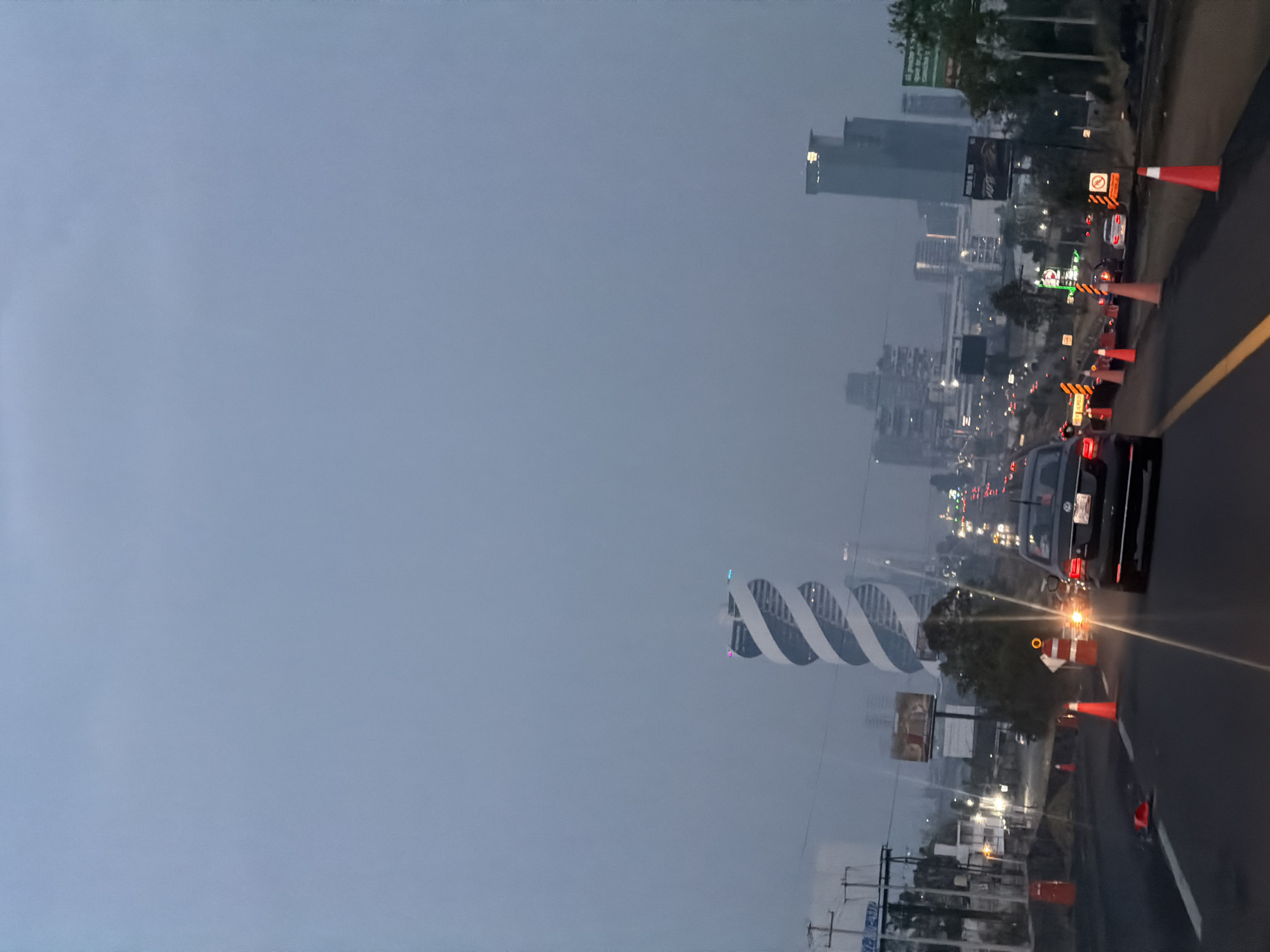 Highway traffic congestion reported in San Andrés Cholula, Mexico
