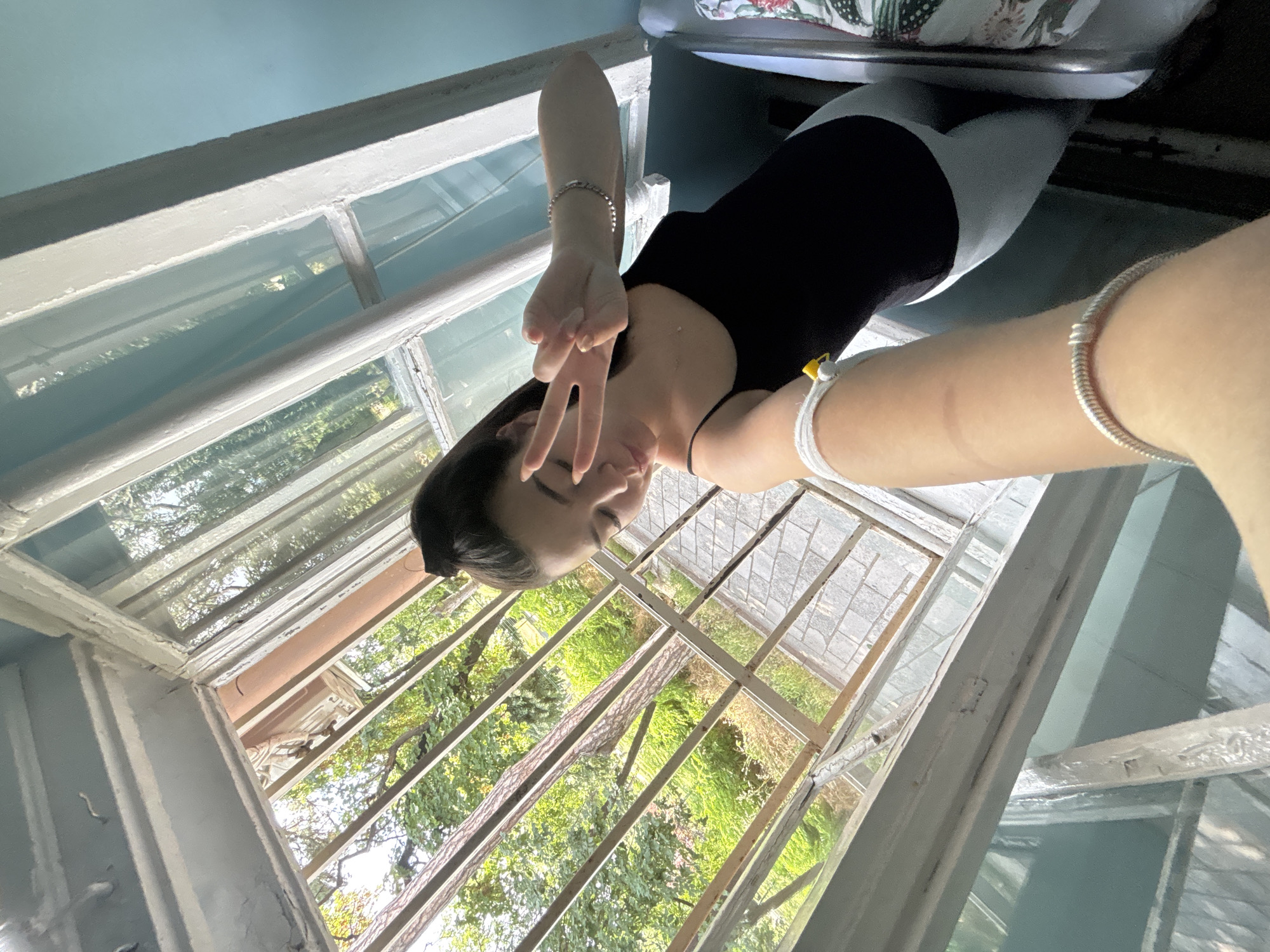 Passing time during a hospital stay in Karlovo, Bulgaria