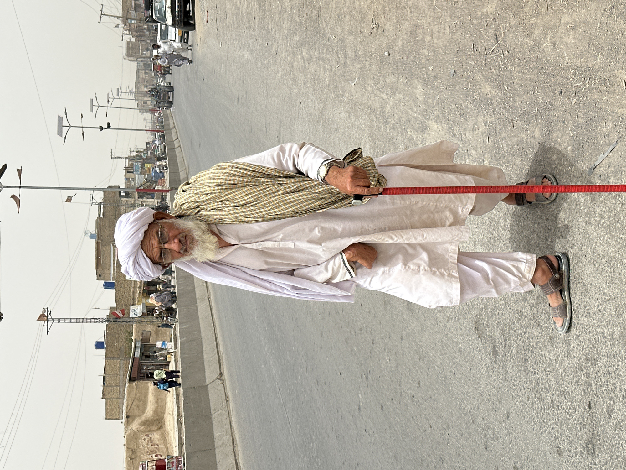 Morning street life in Kuchlak, Pakistan