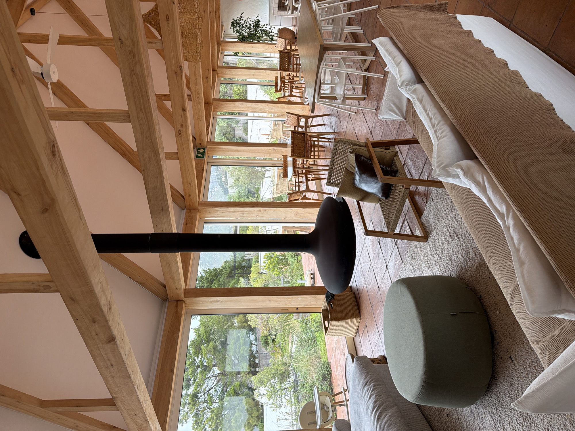 Inside and out at a rustic-modern Hout Bay property
