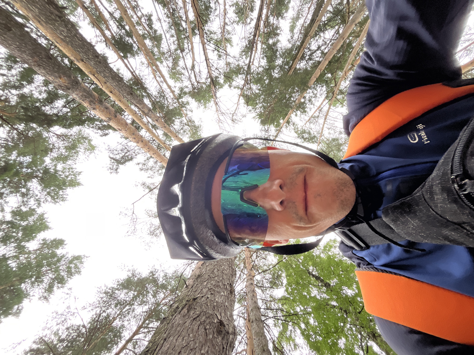 Afternoon bike ride through Chaikovsky forests with nature stops