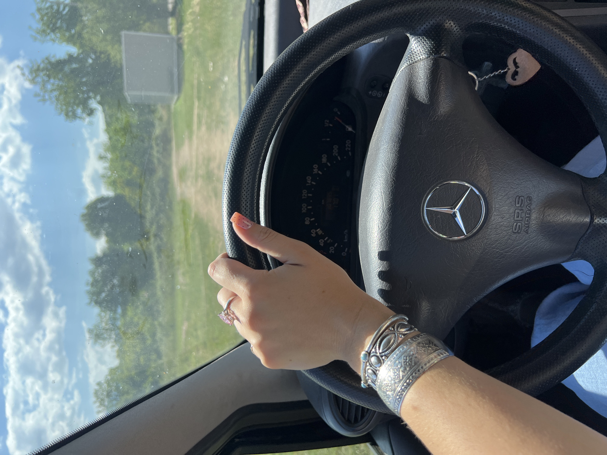 Weekend Mercedes drive captured in Podgorica, Montenegro