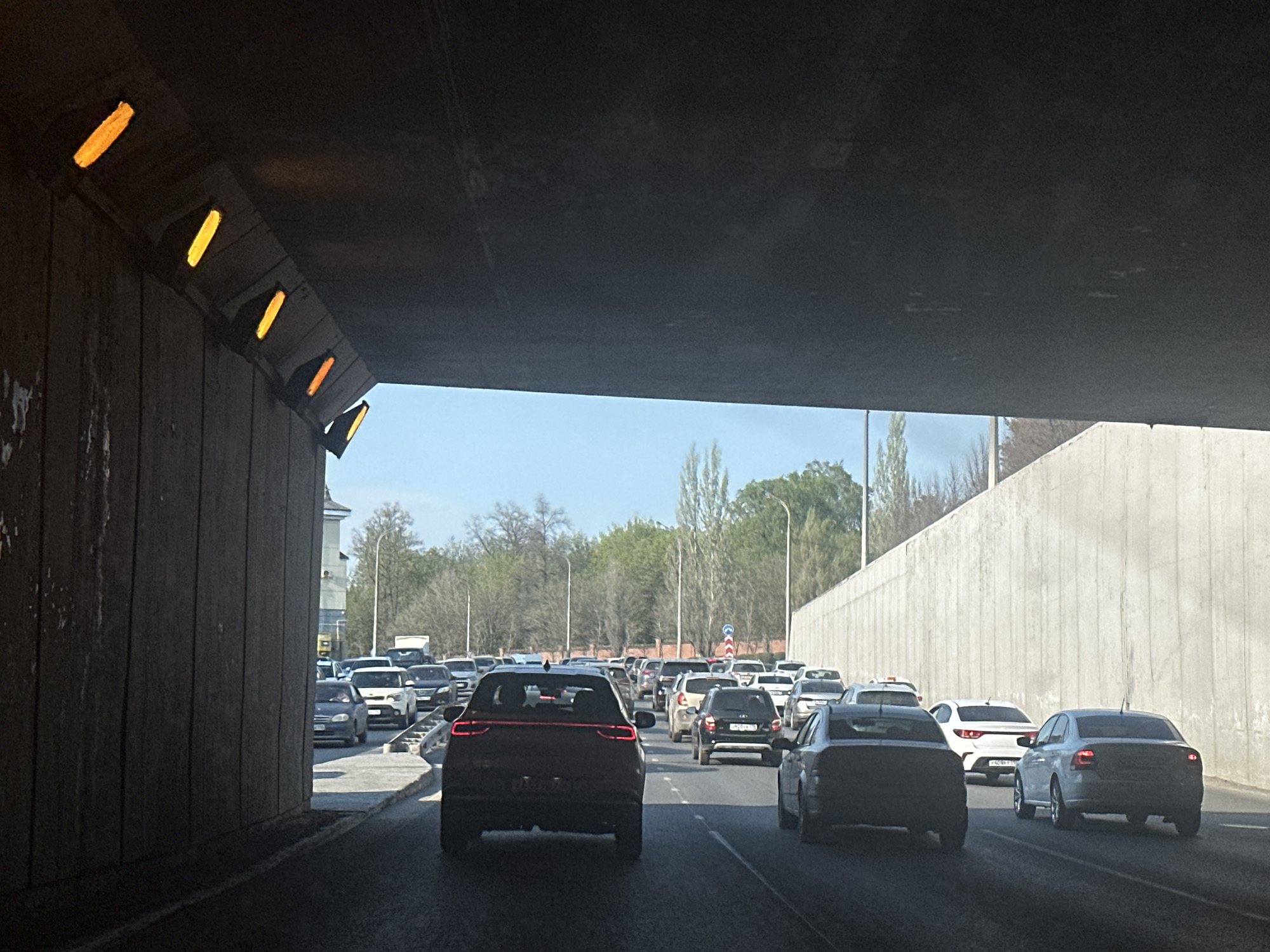 Traffic jam reported in tunnel in Kazan, Russia