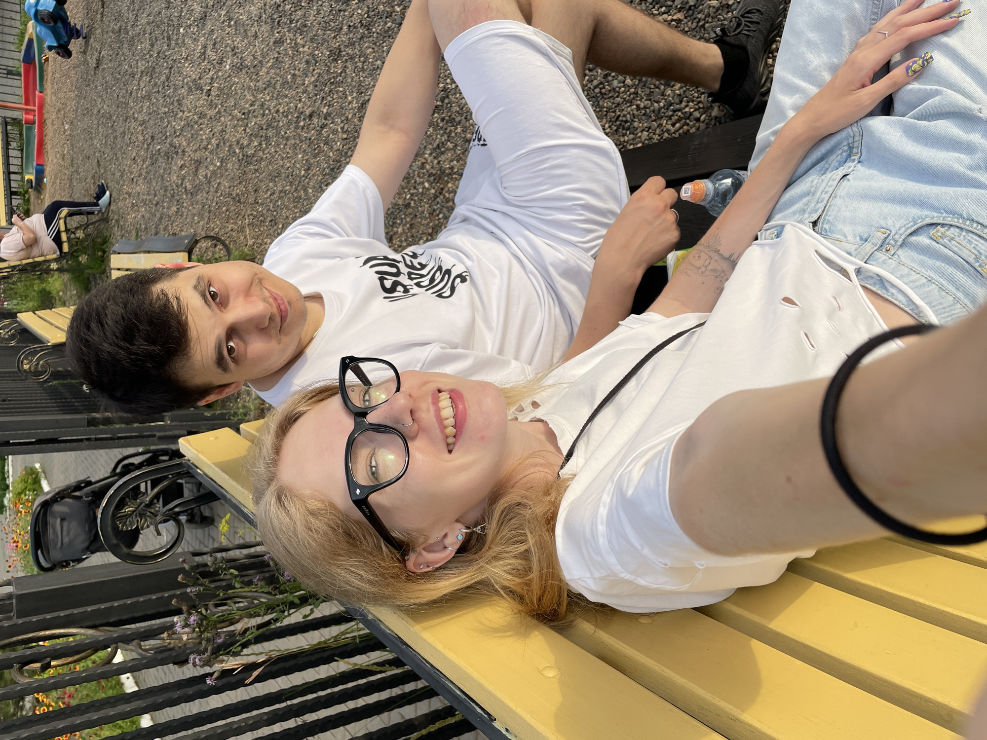 Lazy summer afternoon at a park in Izhevsk