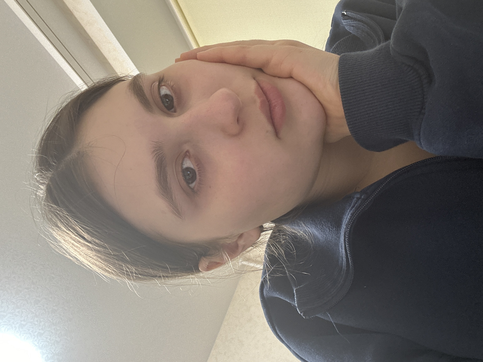 Person takes indoor selfie in Sarapul, Russia