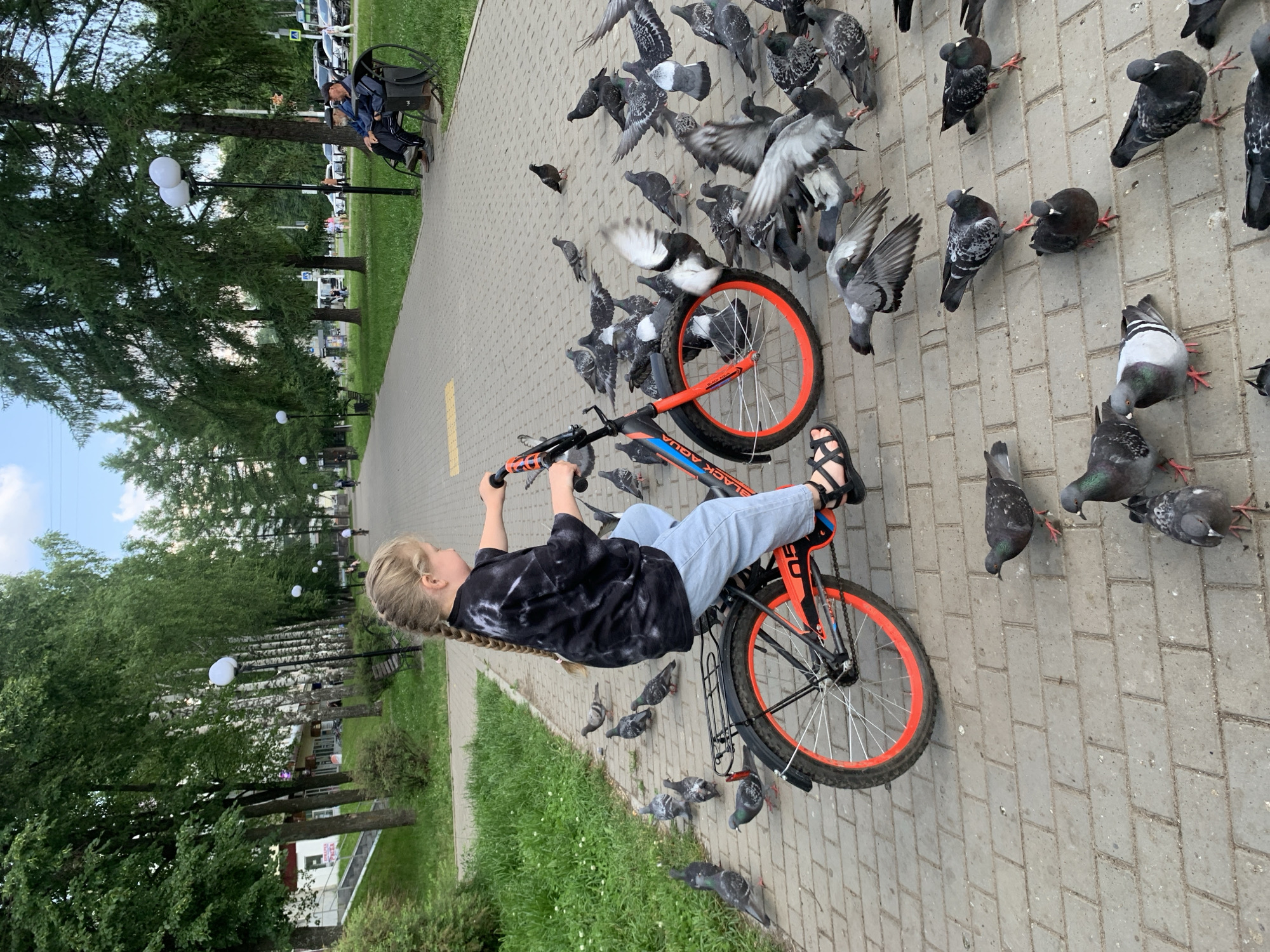 Morning life moments captured across Chaikovsky, Russia