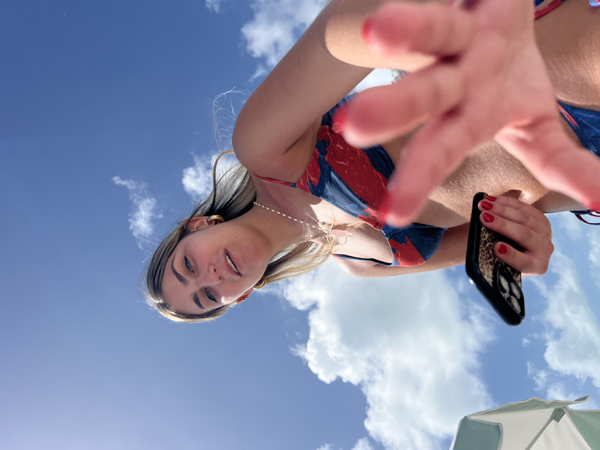 Miami Beach visitors enjoy typical afternoon beach activities