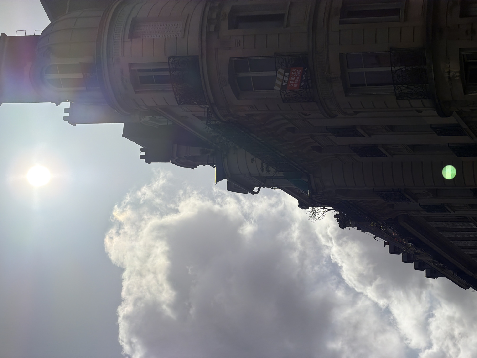 Morning street scenes captured across central Paris neighborhoods