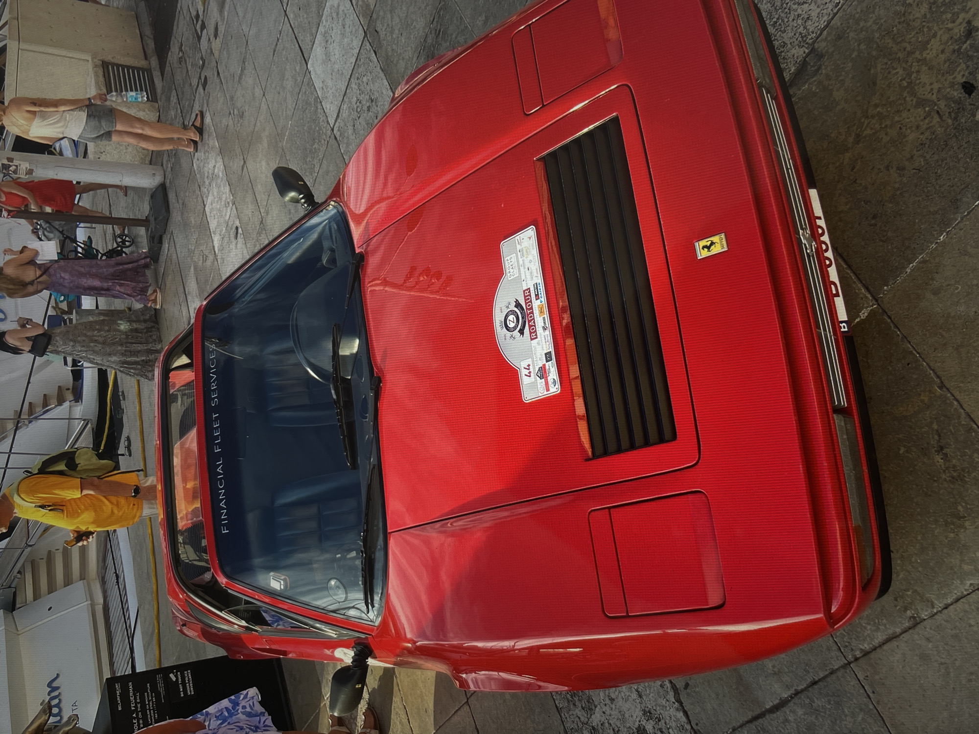 Vintage car show draws classic Ferrari, Porsche enthusiasts