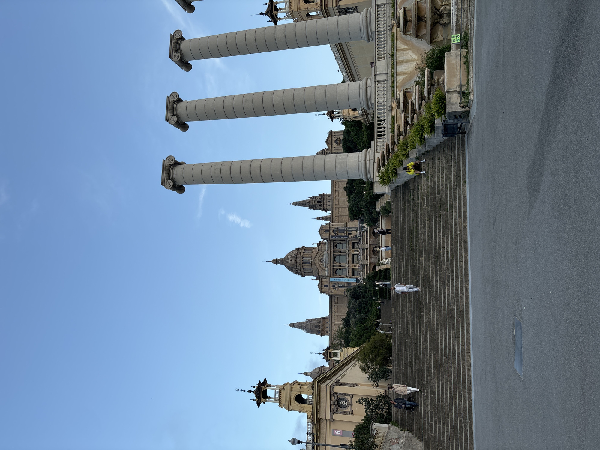 Tourist documents Barcelona's iconic architecture from Montjuïc to Güell