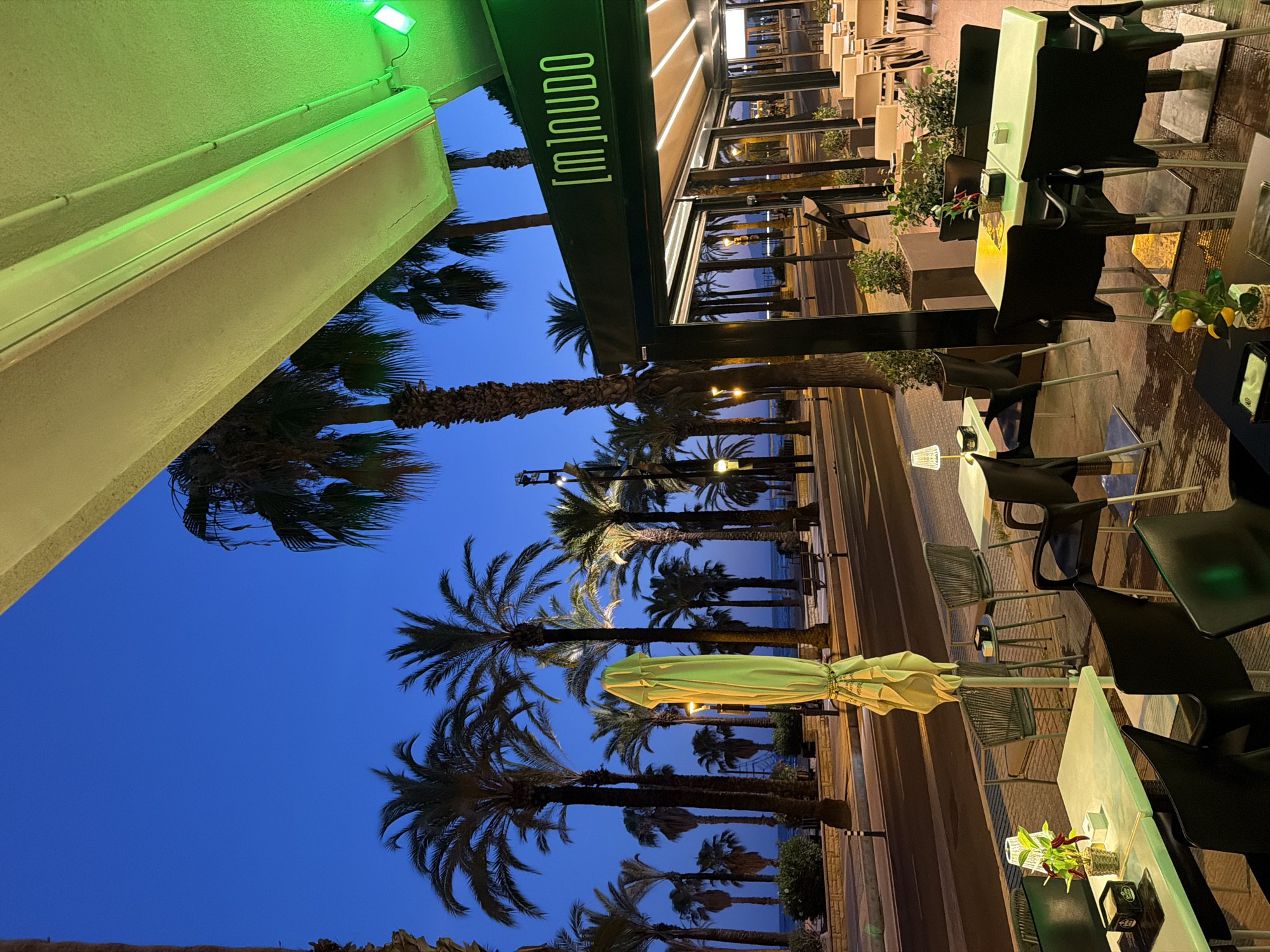 Salou beachfront comes alive on a summer evening