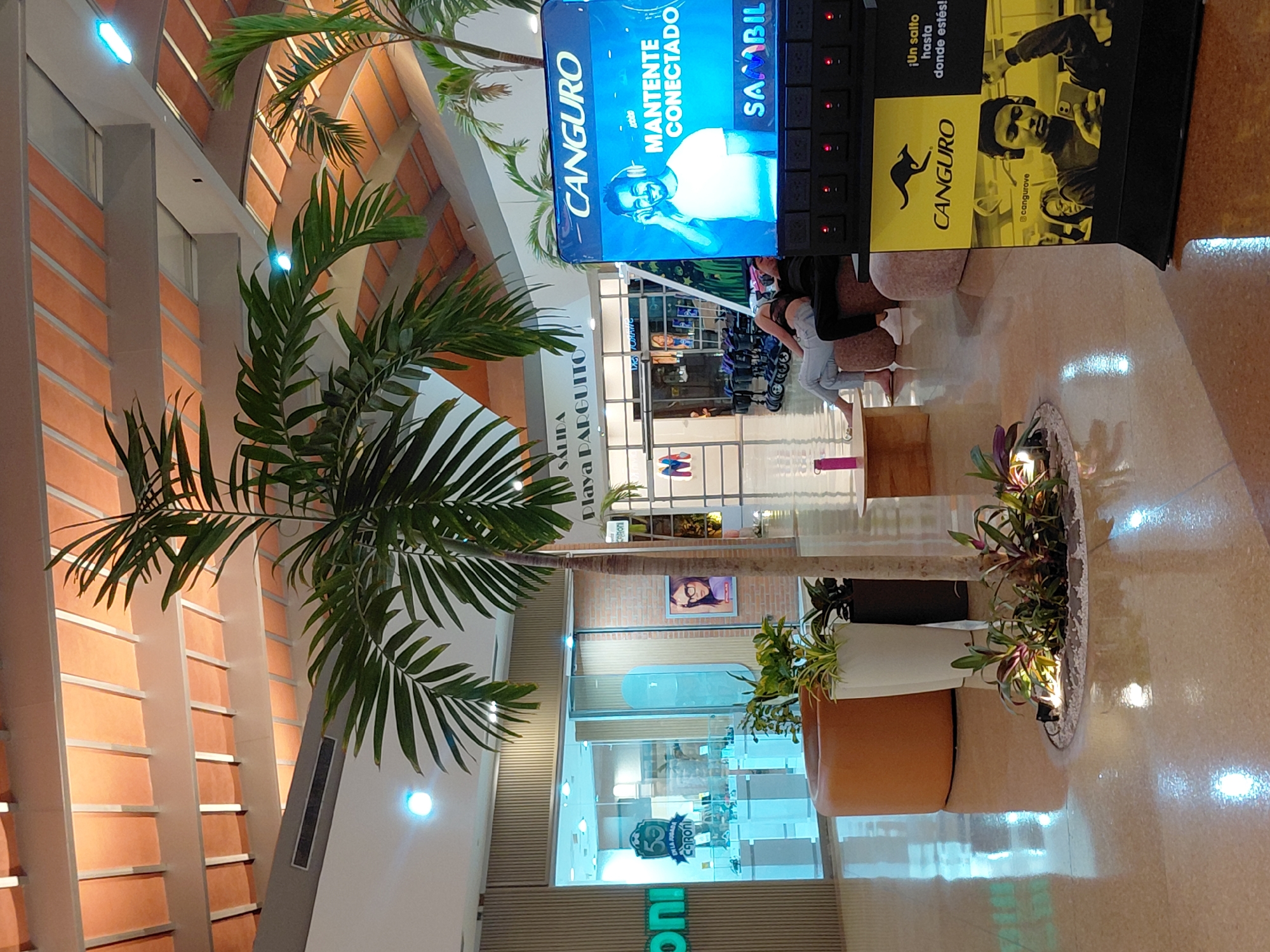 Inside Sambil Mall, Pampatar — retail floors and architecture