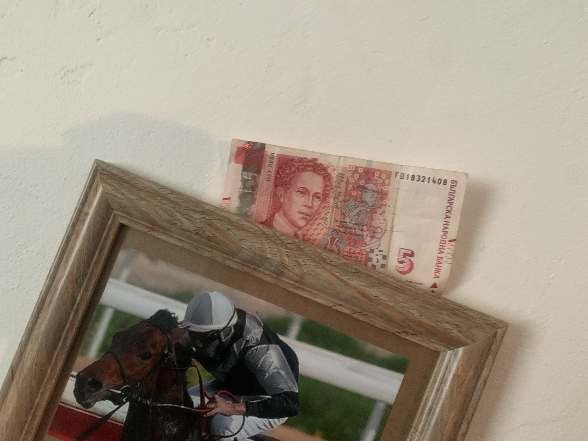 Collector documents currency and coins in personal display storage