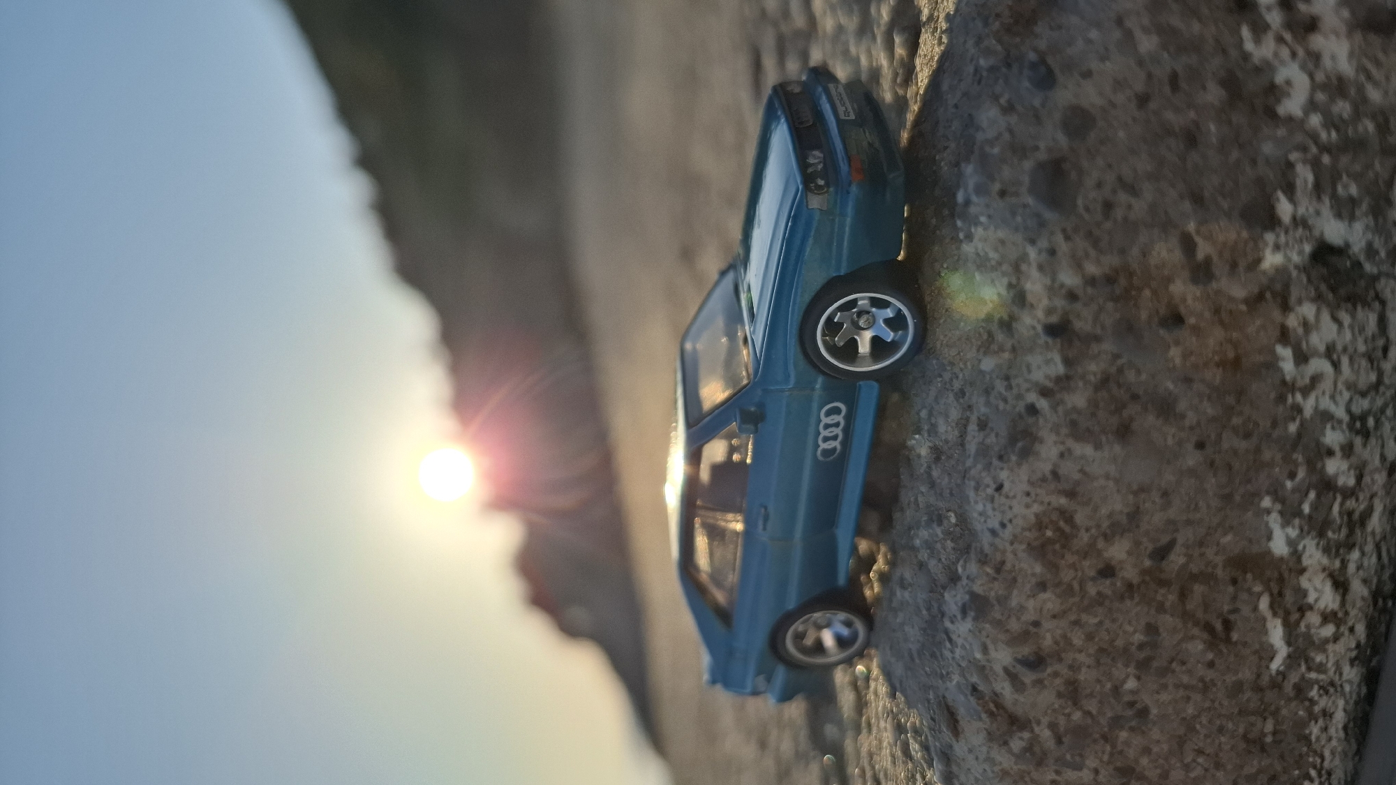 Photographer captures coastal scenes, toy car in Boreti Montenegro