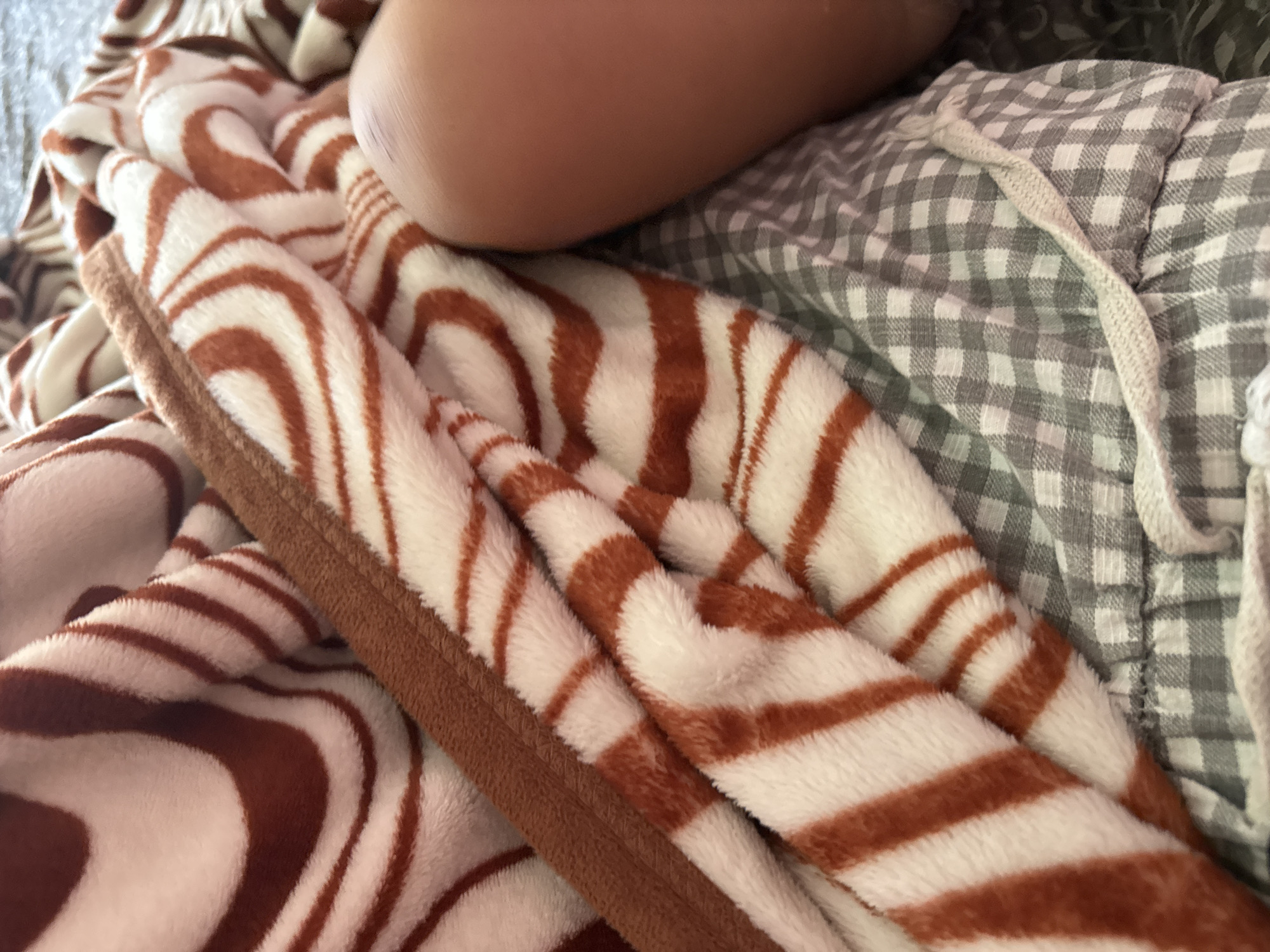 Lazy morning at home in Basarabeasca with a child nearby