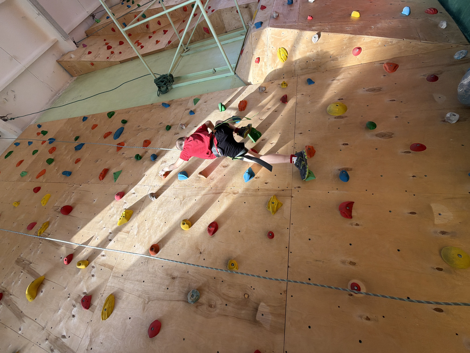 Morning fitness activities recorded at Izhevsk gym facility