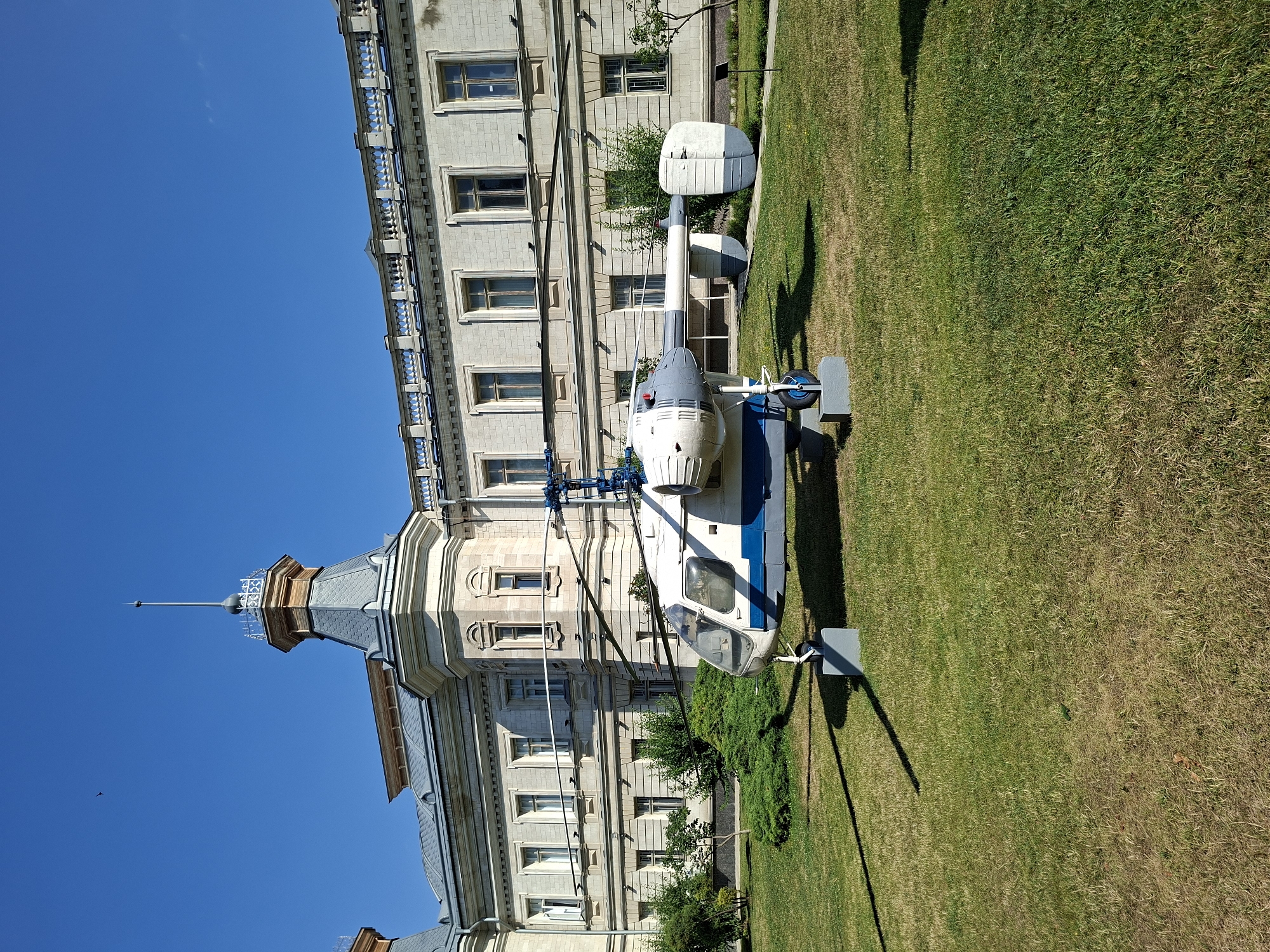 Exploring the National Museum of History grounds in Chișinău