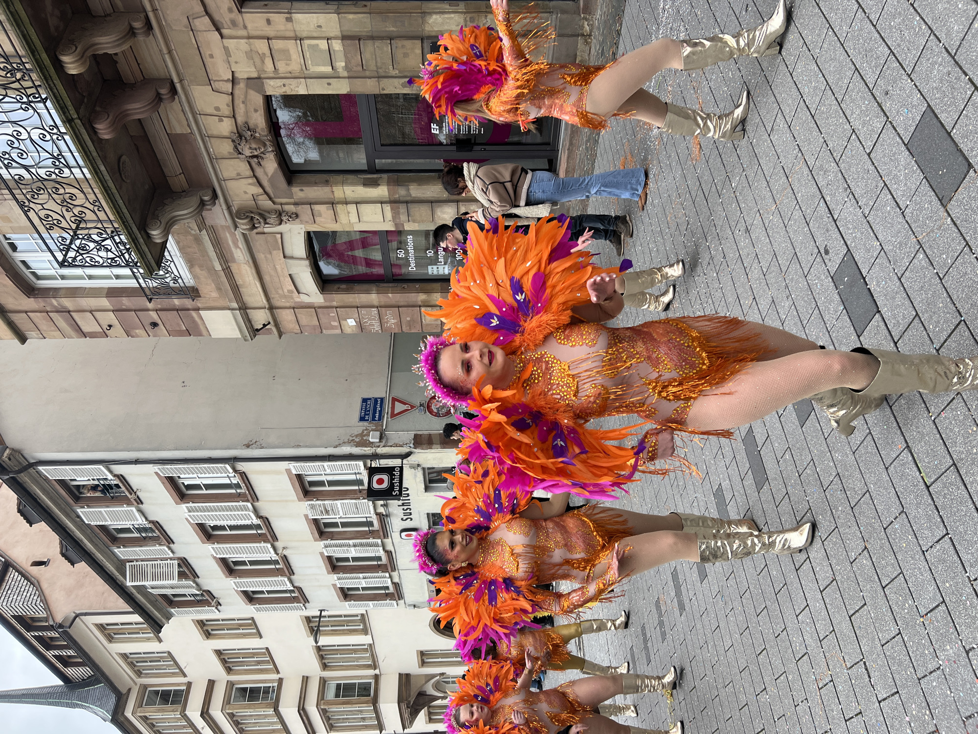 Carnival parade brings colorful costumes and floats to Strasbourg streets