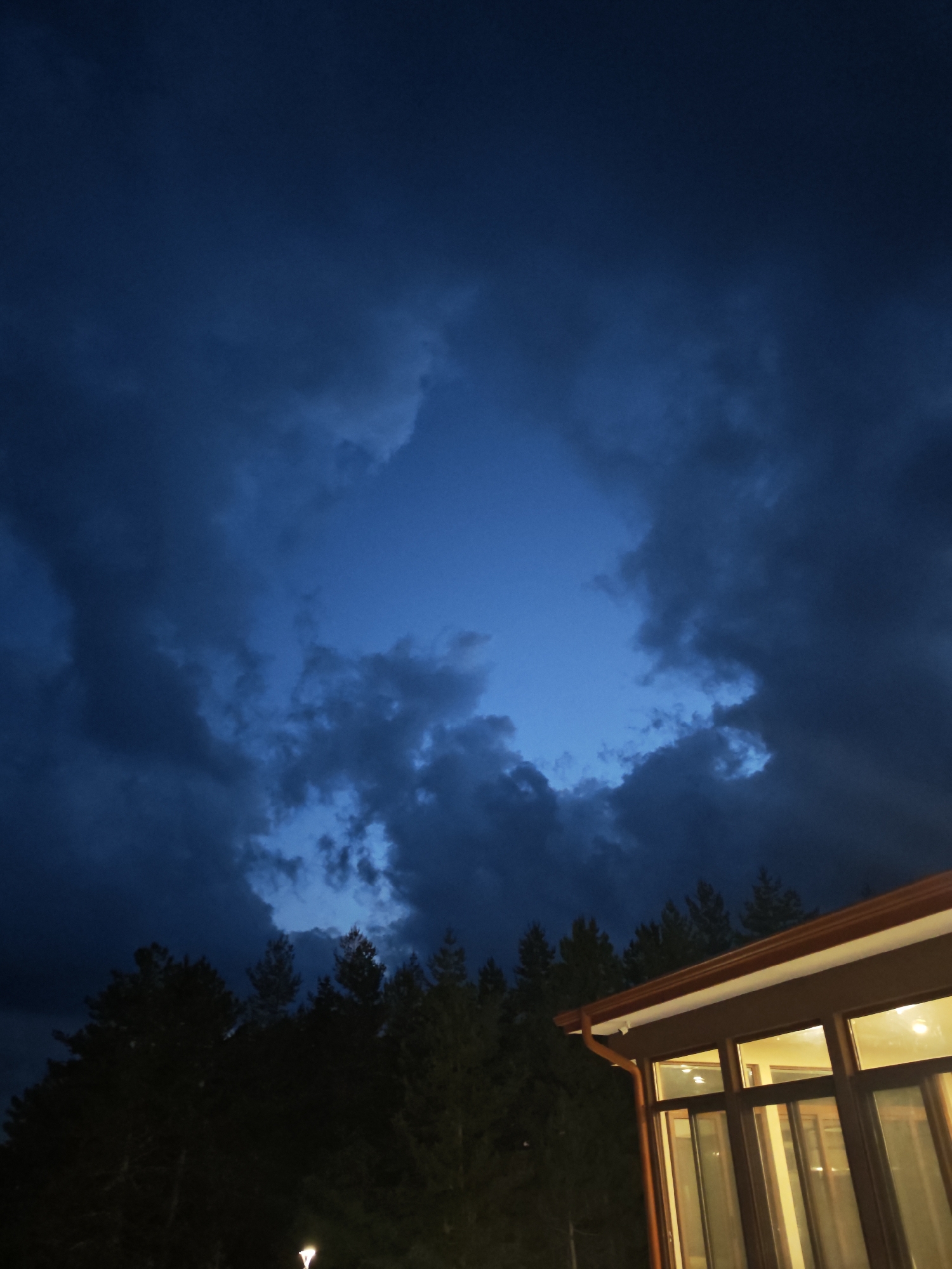 Evening at a mountain resort in Dobrostan, Bulgaria