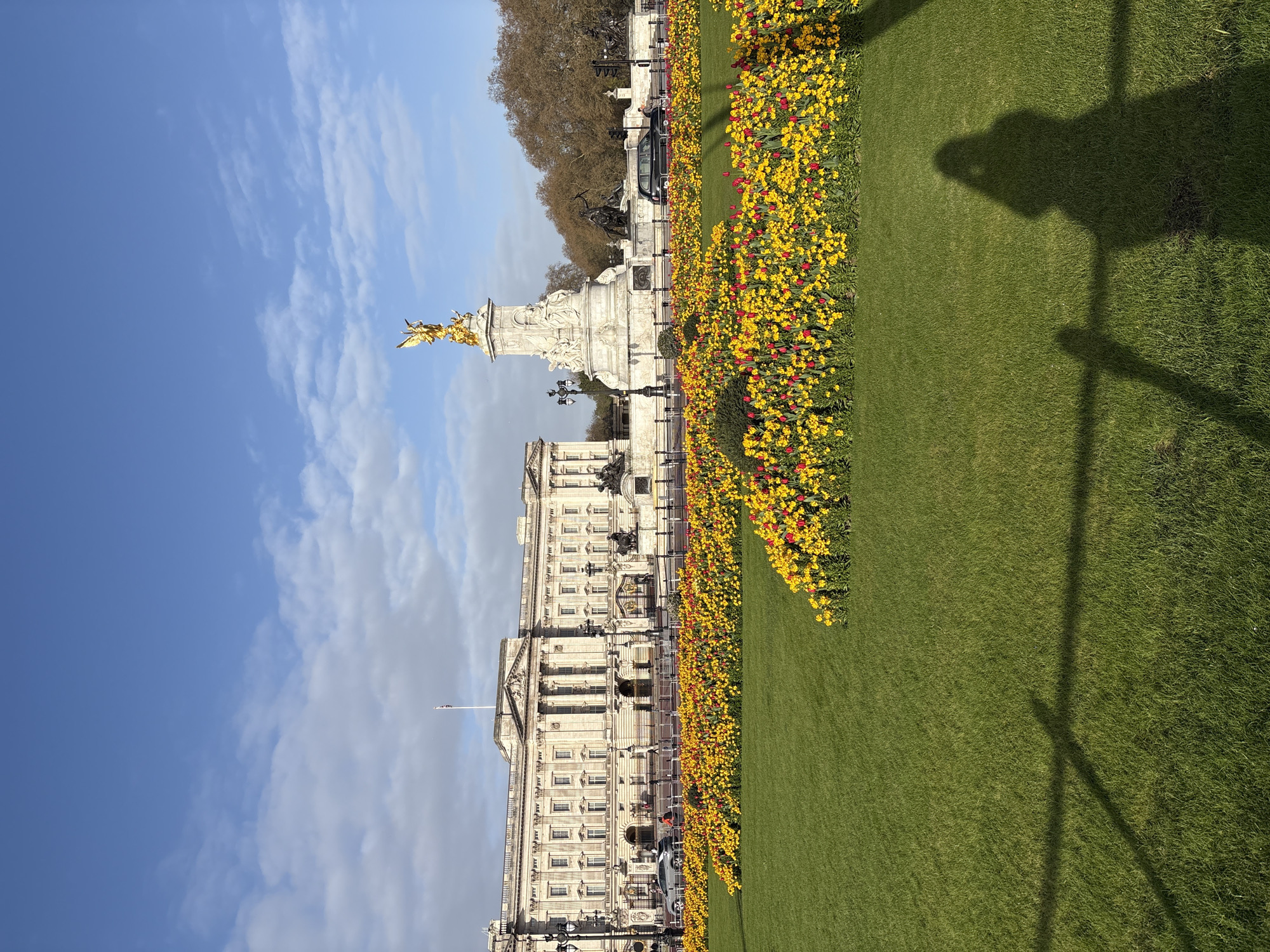 Buckingham Palace photographed on Monday morning in London